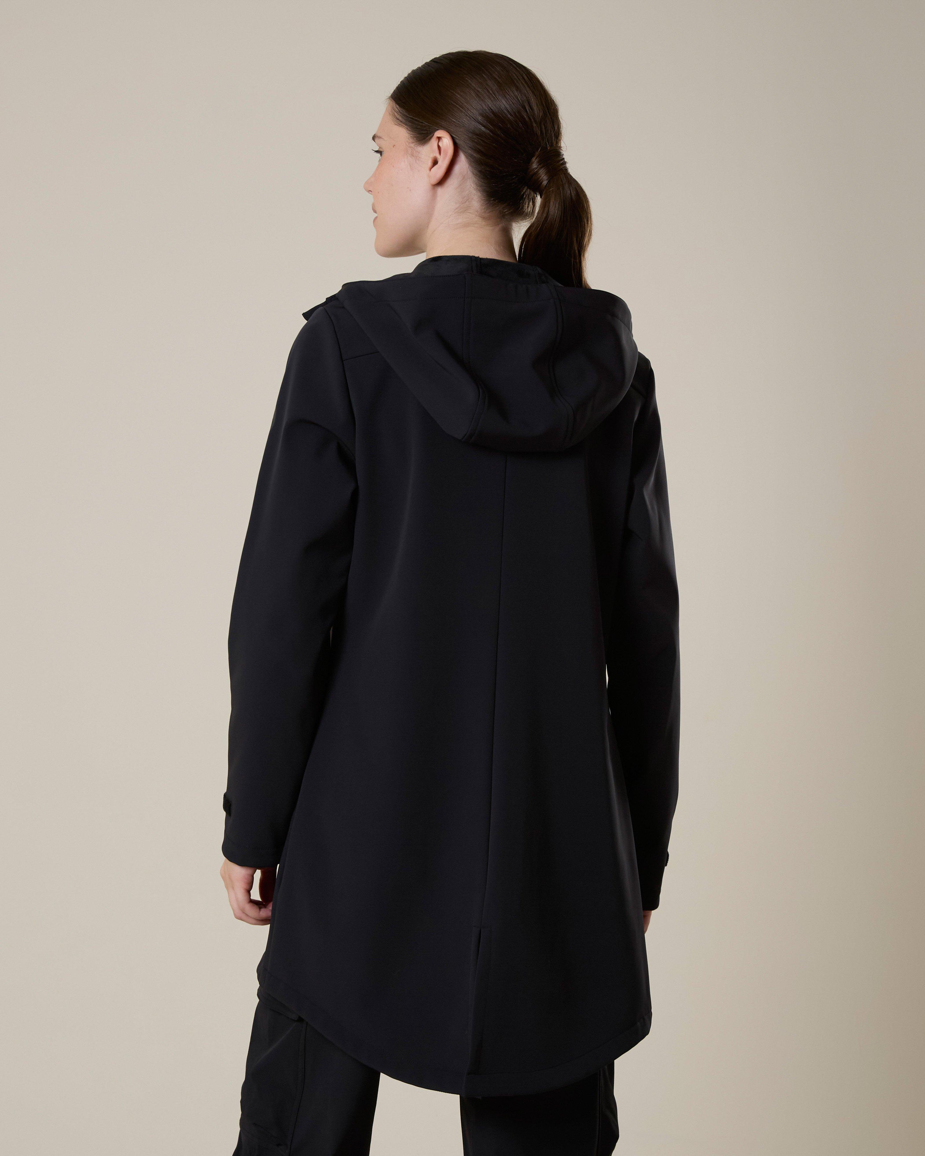 K-Way Women’s Tempest Softshell Coat -  Black