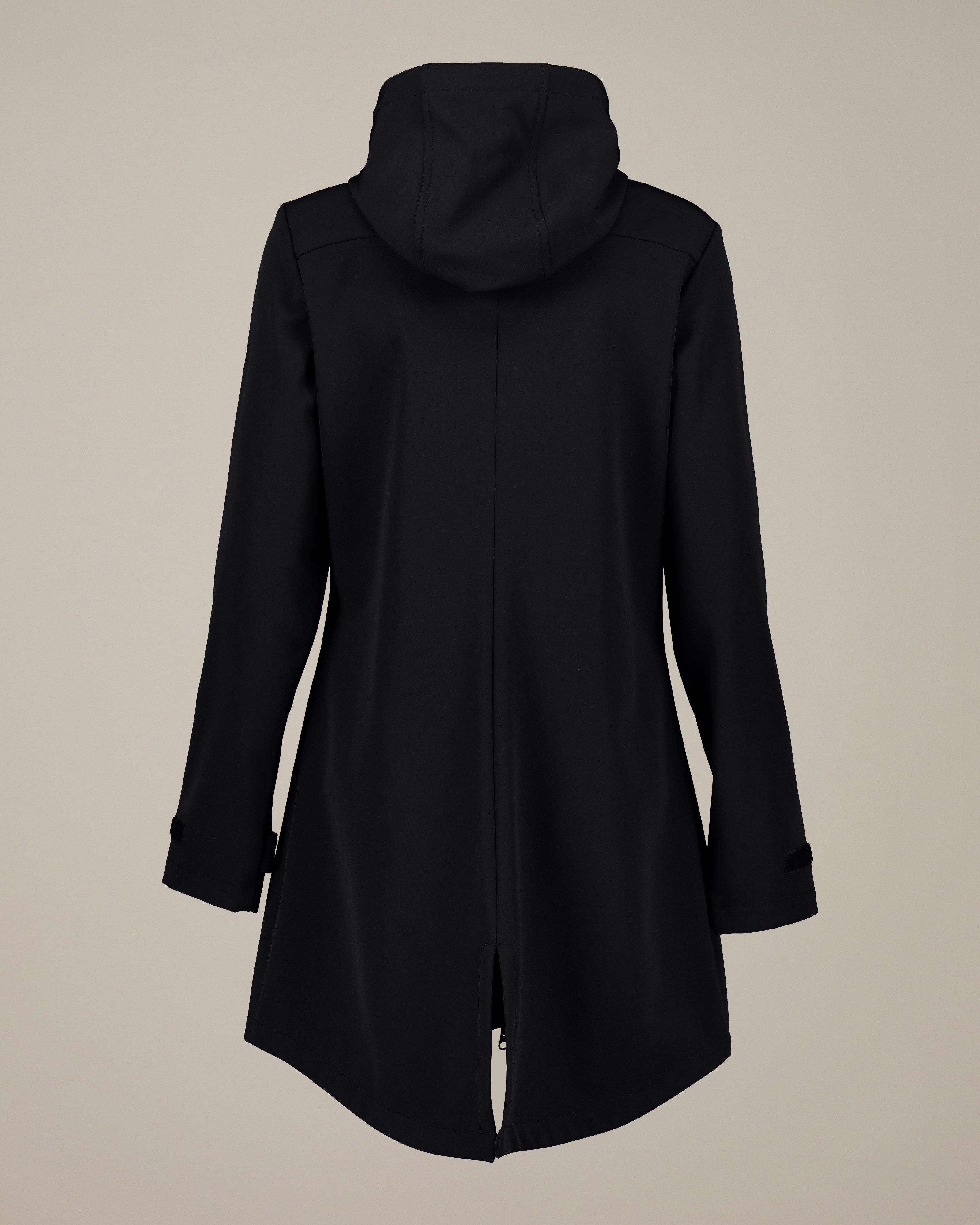 K-Way Women’s Tempest Softshell Coat -  Black