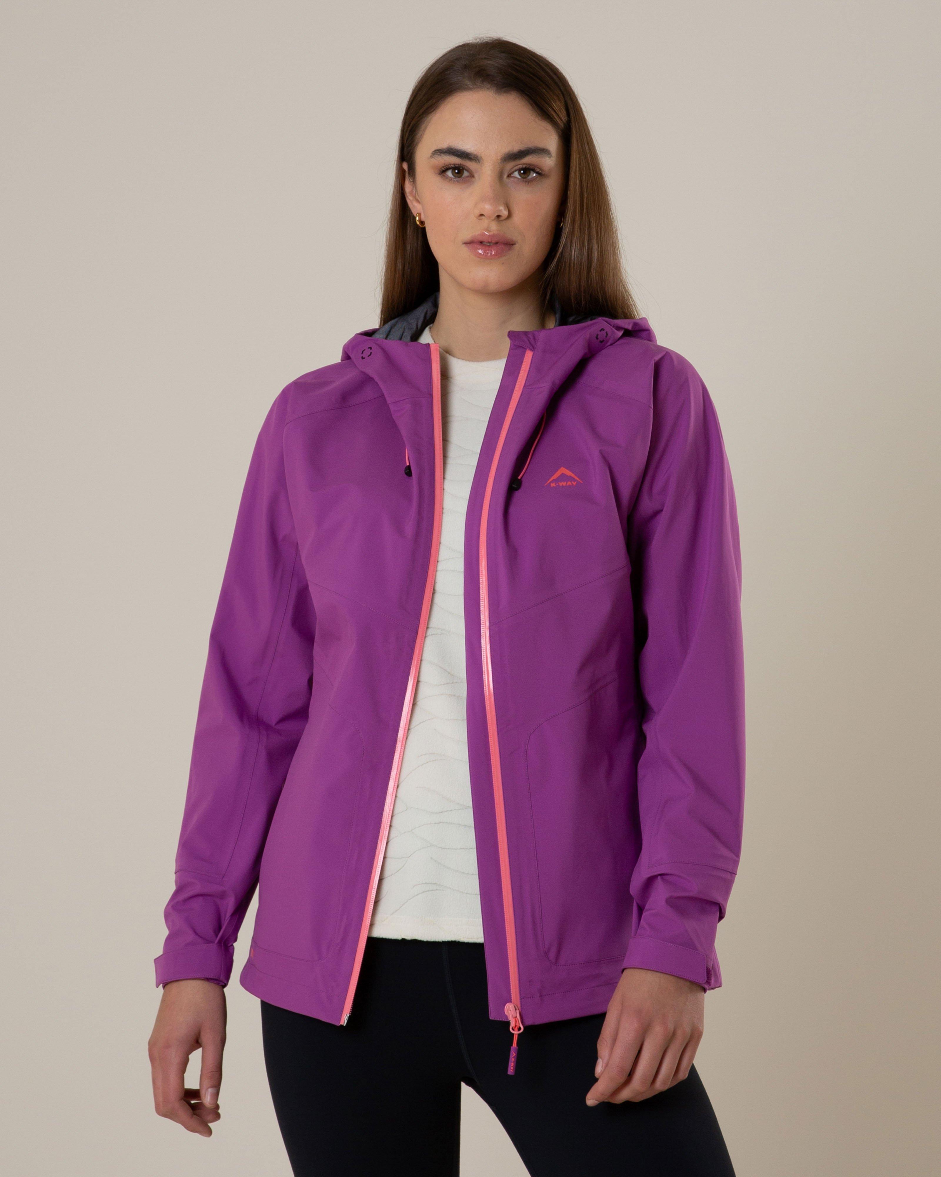 K-Way Women’s Rosa Hiking Shell Jacket  -  Berry