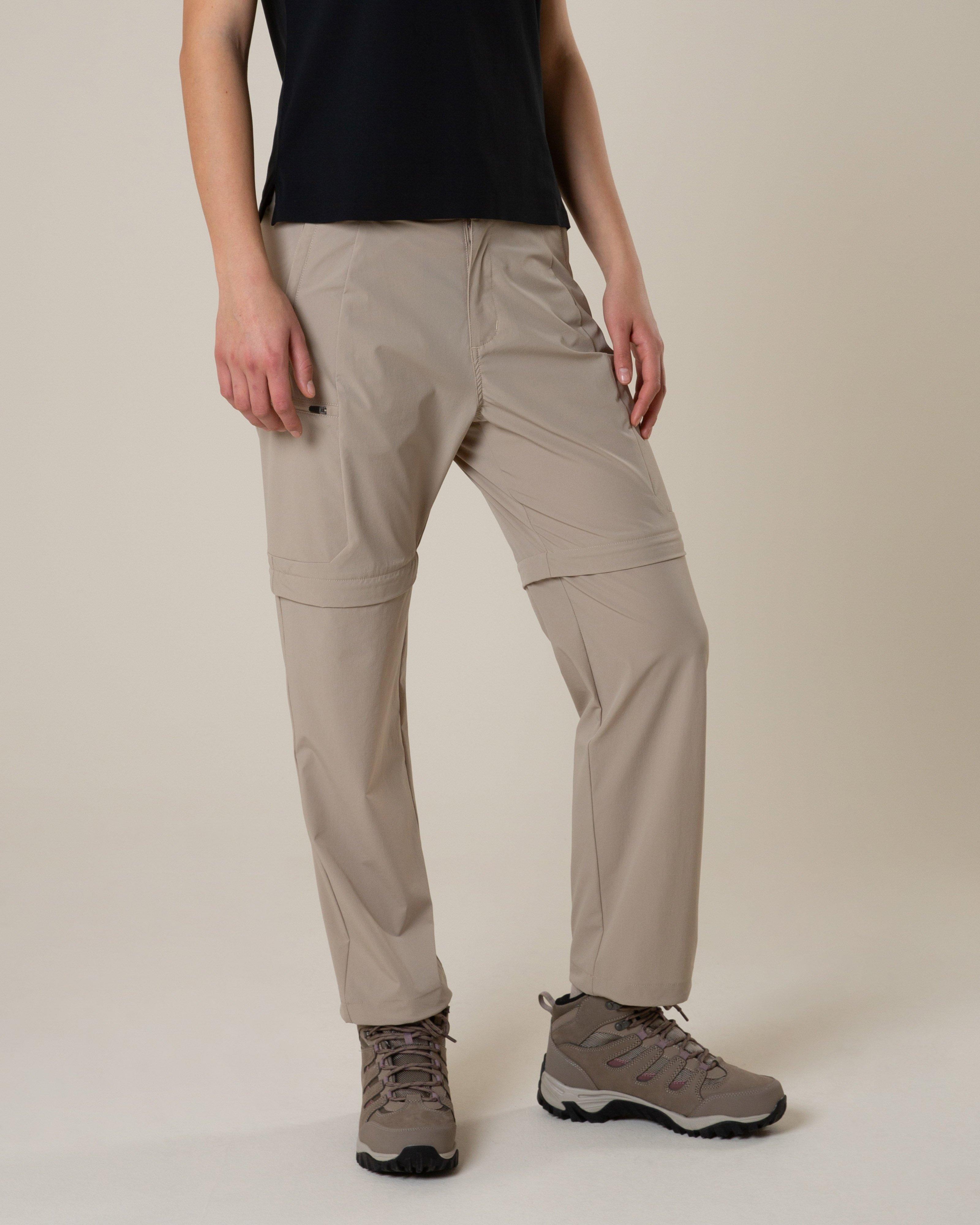 K-Way Women’s Gradient Zip-Off Pants -  Stone