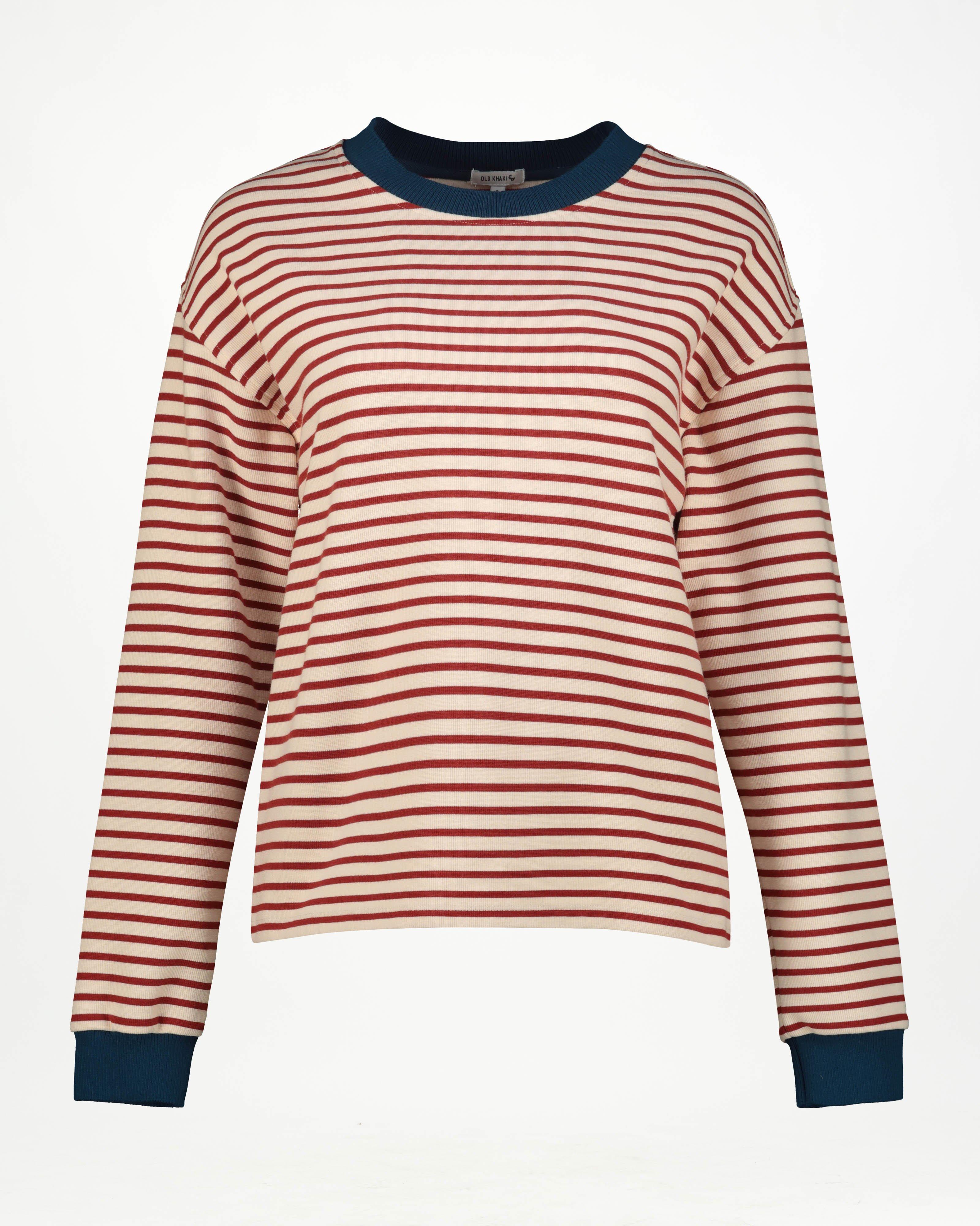 Women’s Thuli Long Sleeve Stripe Knit Top  -  Assorted