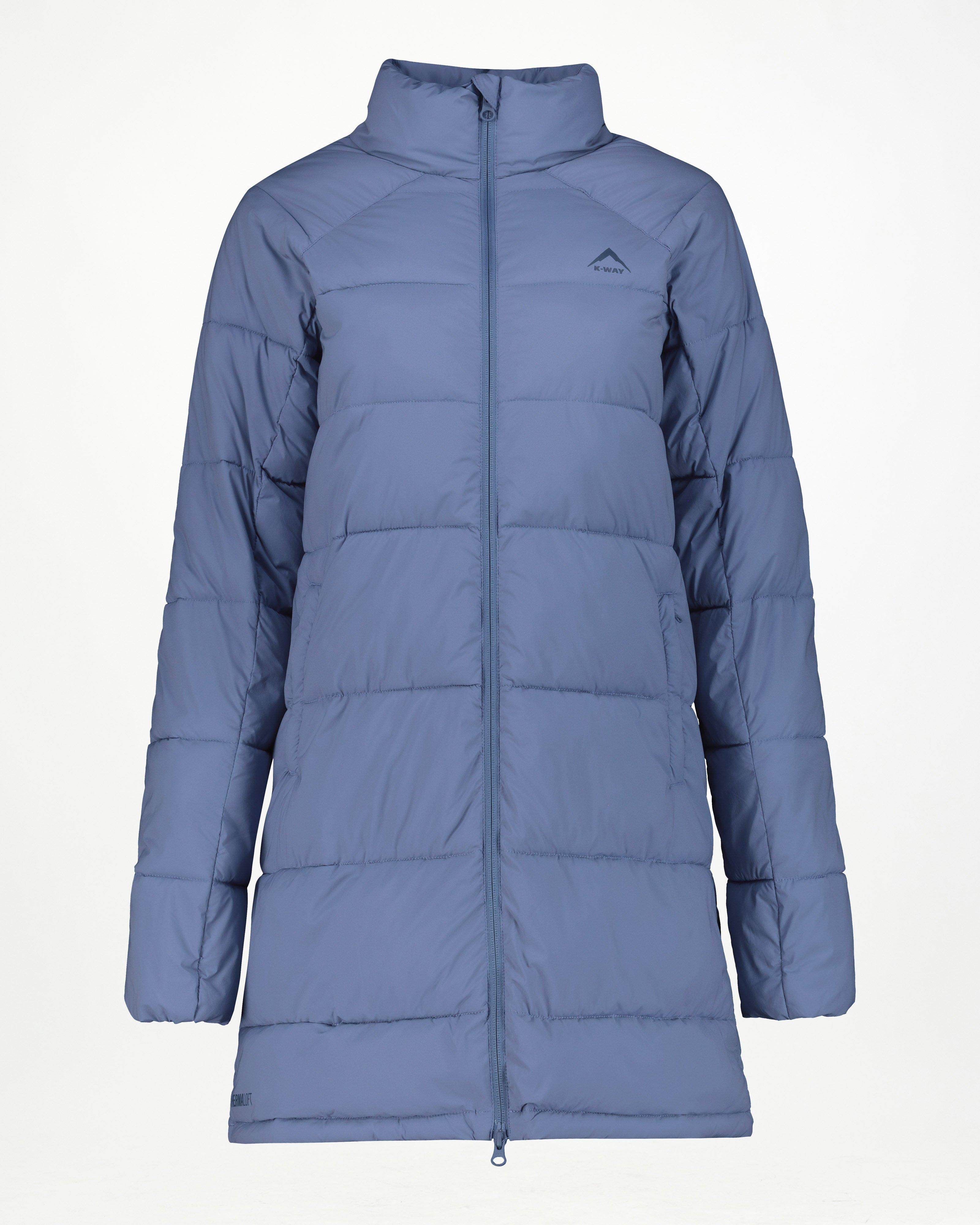 コート K WAY Women Coats K31382W K89 Blue K-WAY: Jacket woman - Blue | K-Way jacket K31382W online at