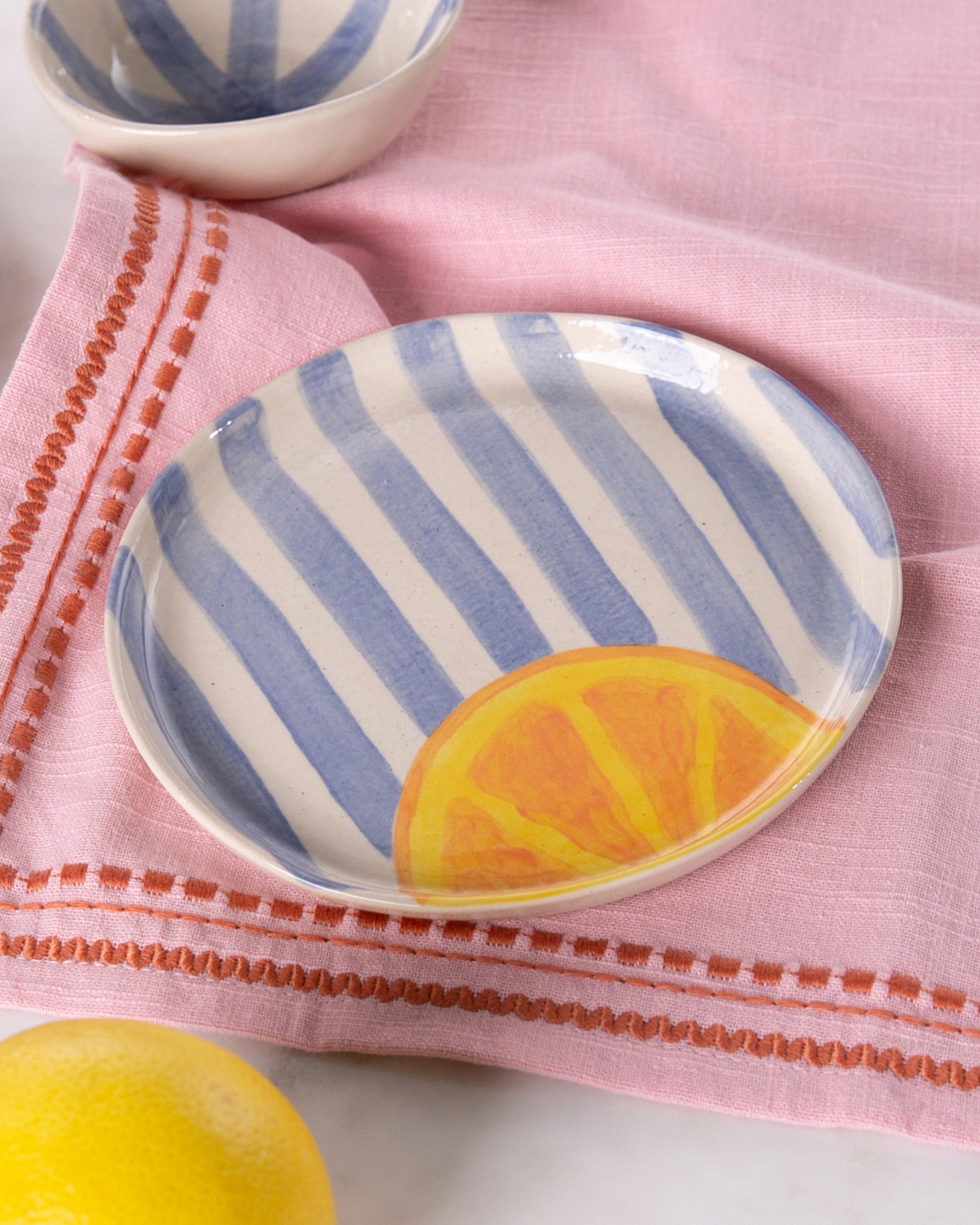  Lemon Side Plate -  Assorted