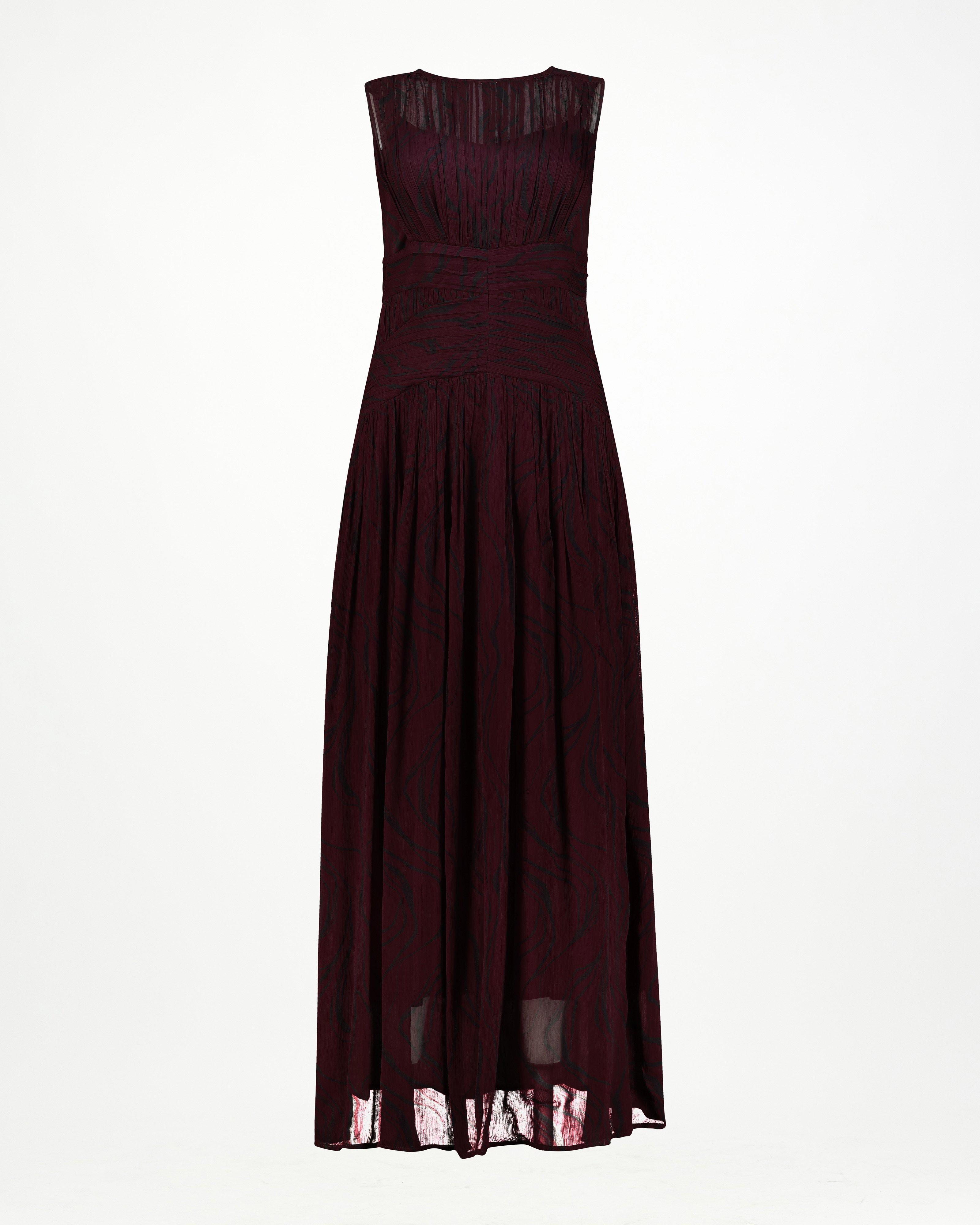 strapless open back dress Pleats Aline Skirt Maxi Dress  shopaleena