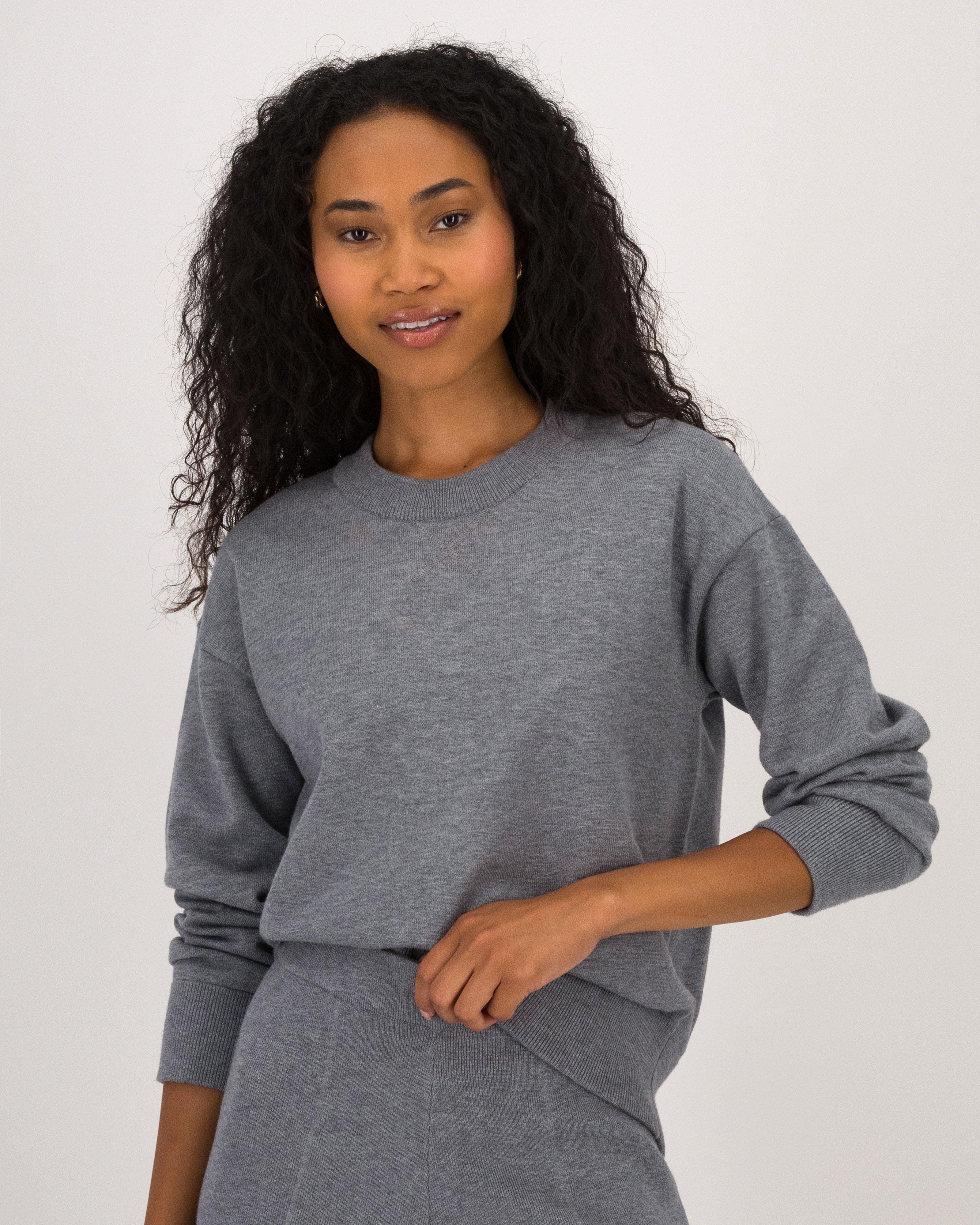 Ailana Knitwear Sweat -  Grey