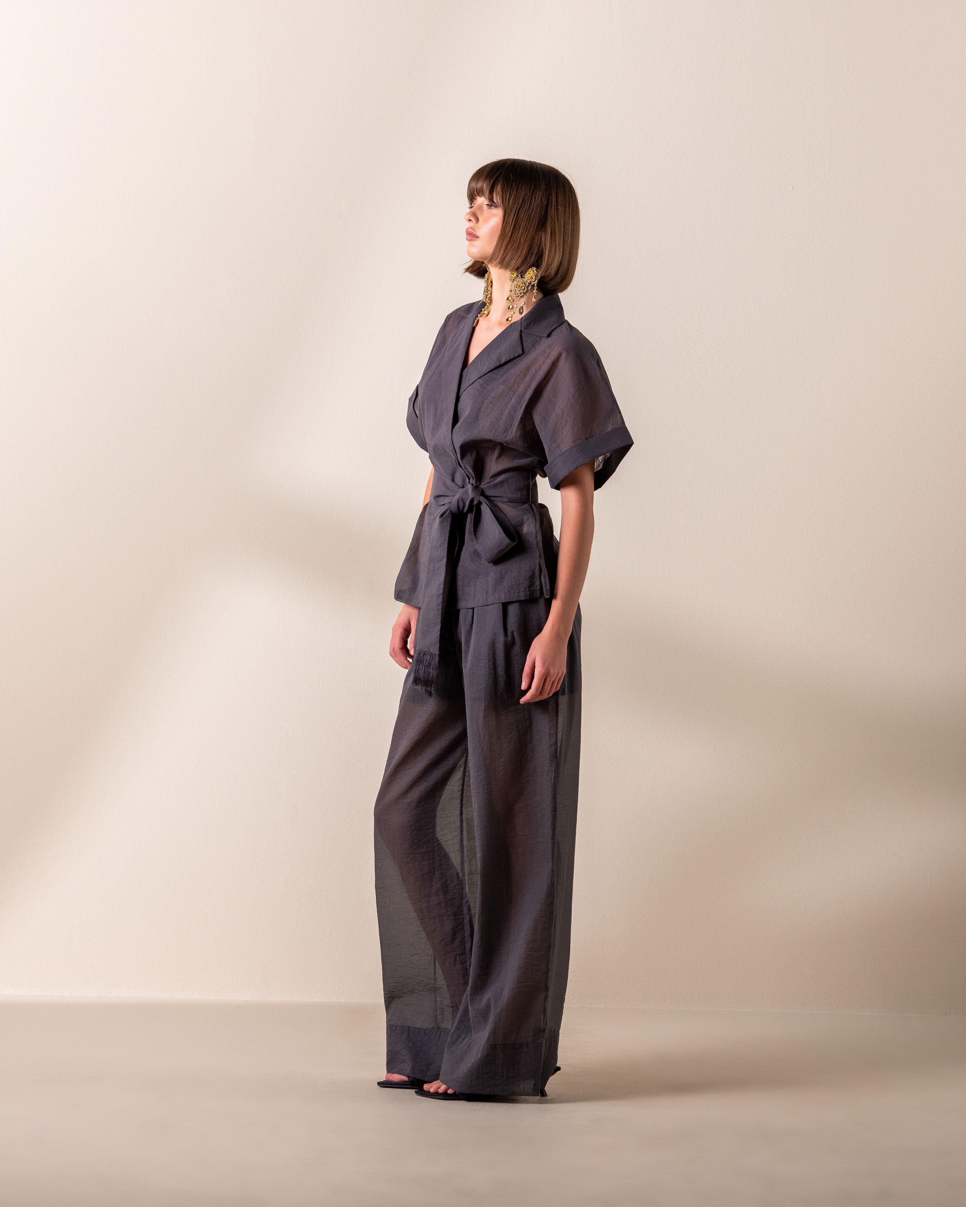 KLûK CGDT x Poetry Sheer Pant -  Charcoal
