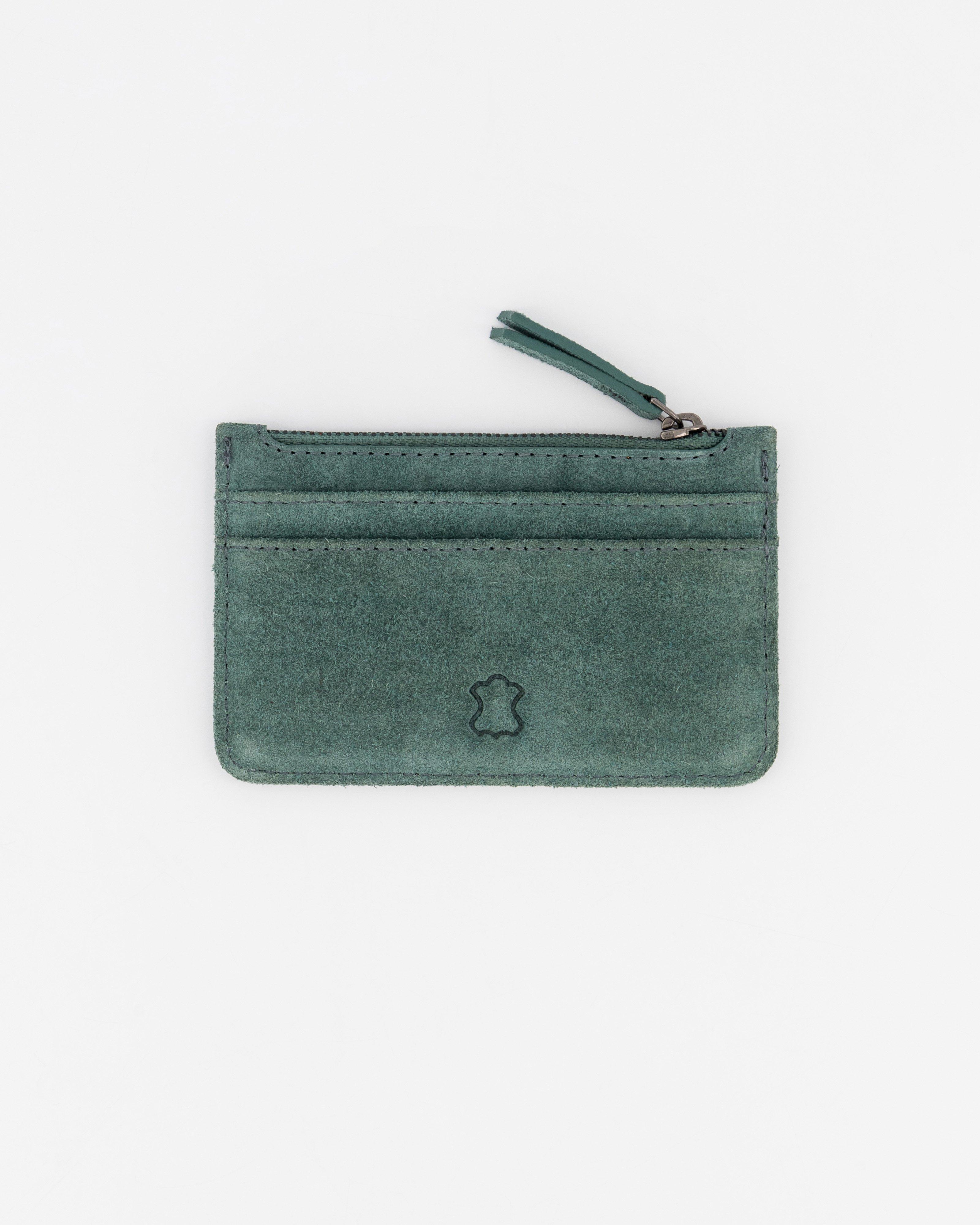 Men's Steve Leather Cardholder -  Olive