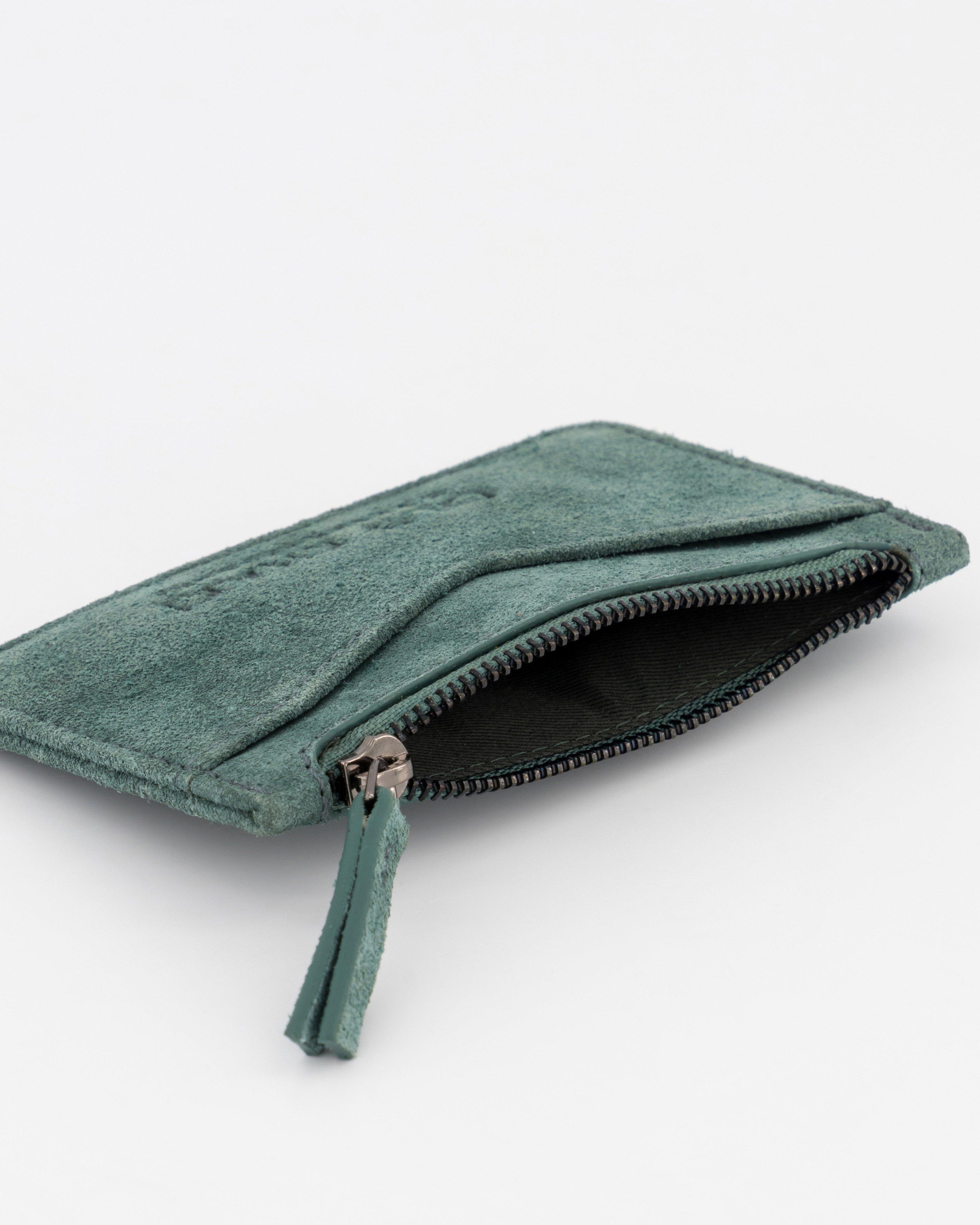 Men's Steve Leather Cardholder -  Olive