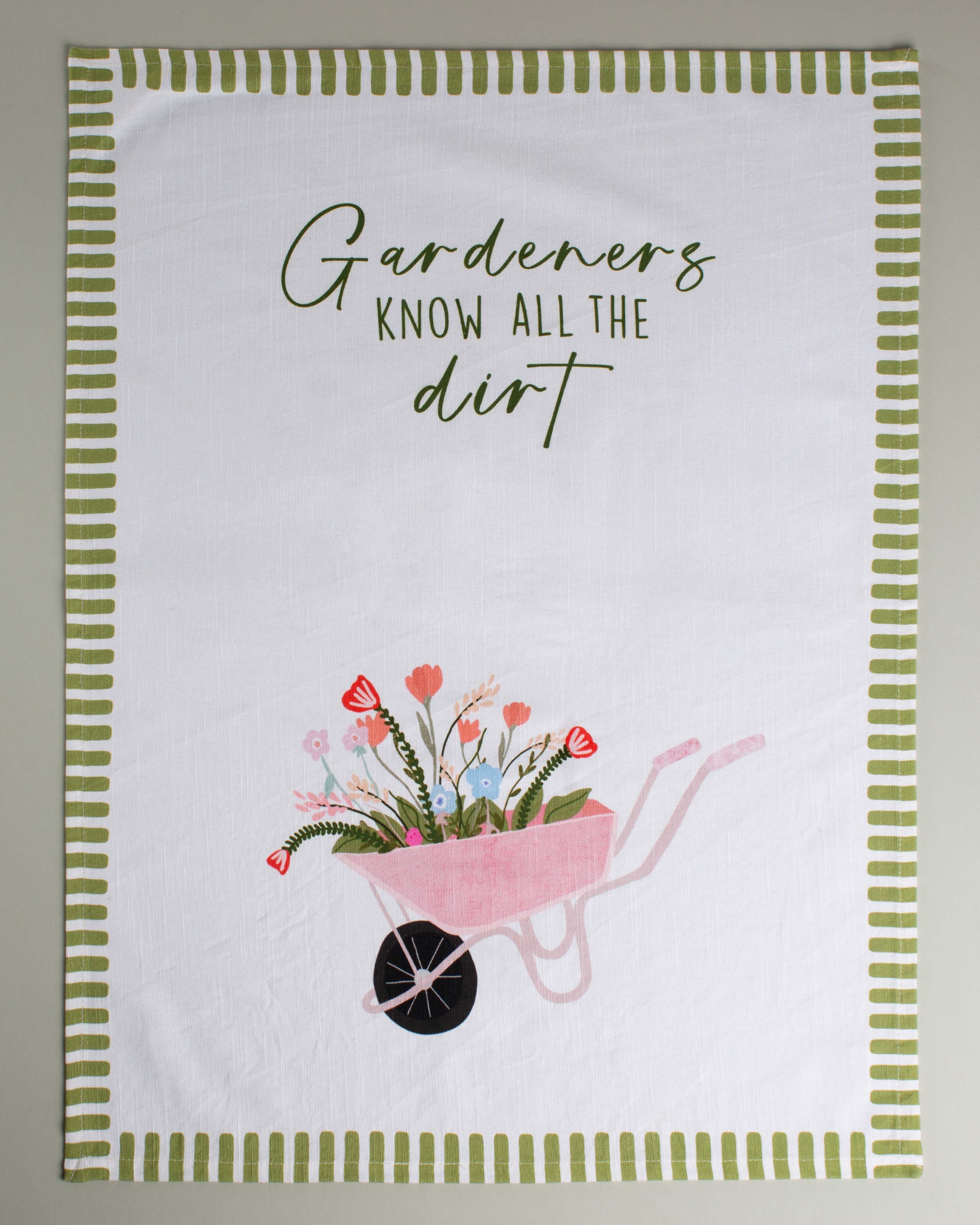 Gardeners Tea Towel -  Milk