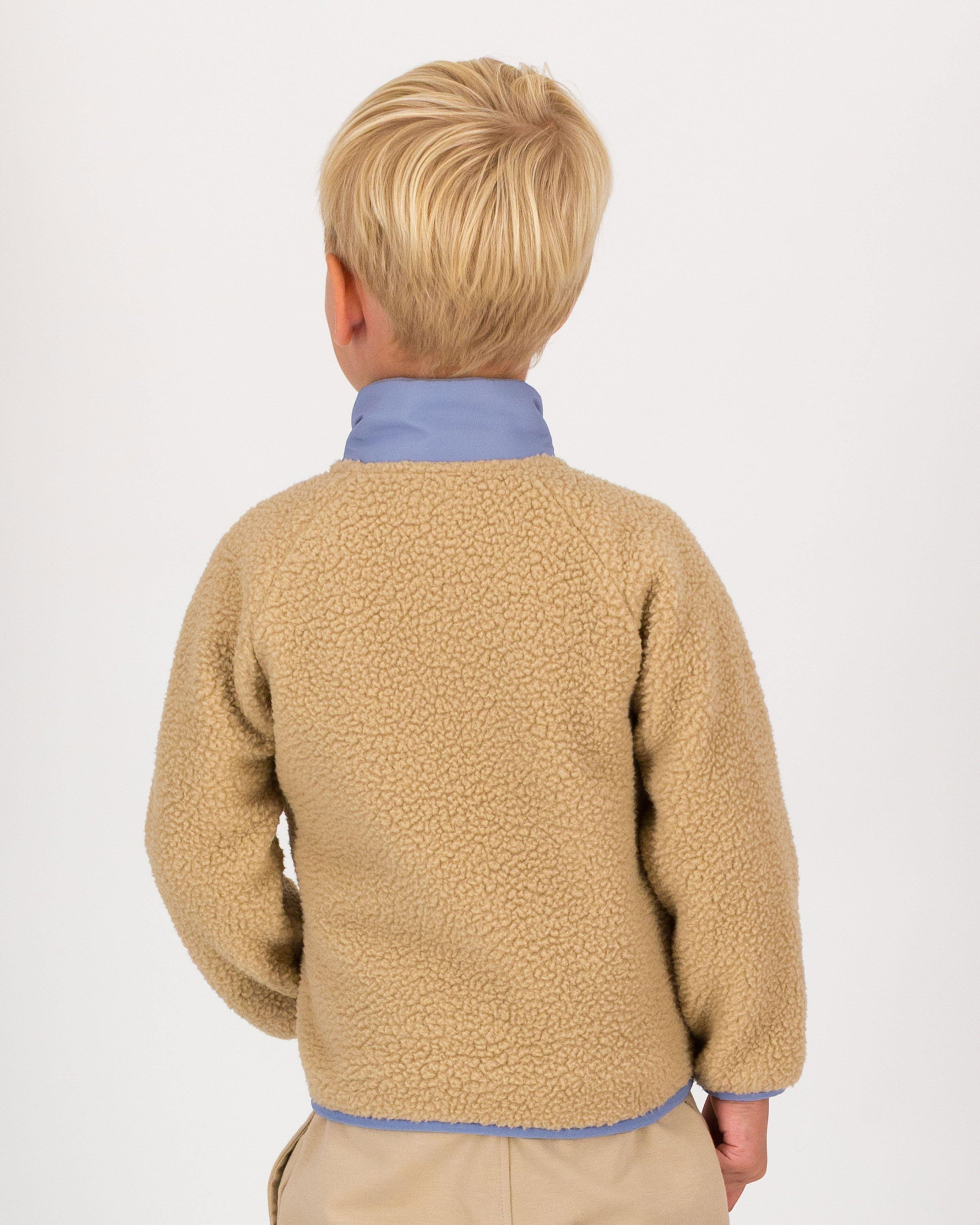 K-Way Kids Explore Borg Full-Zip Track Top -  Stone