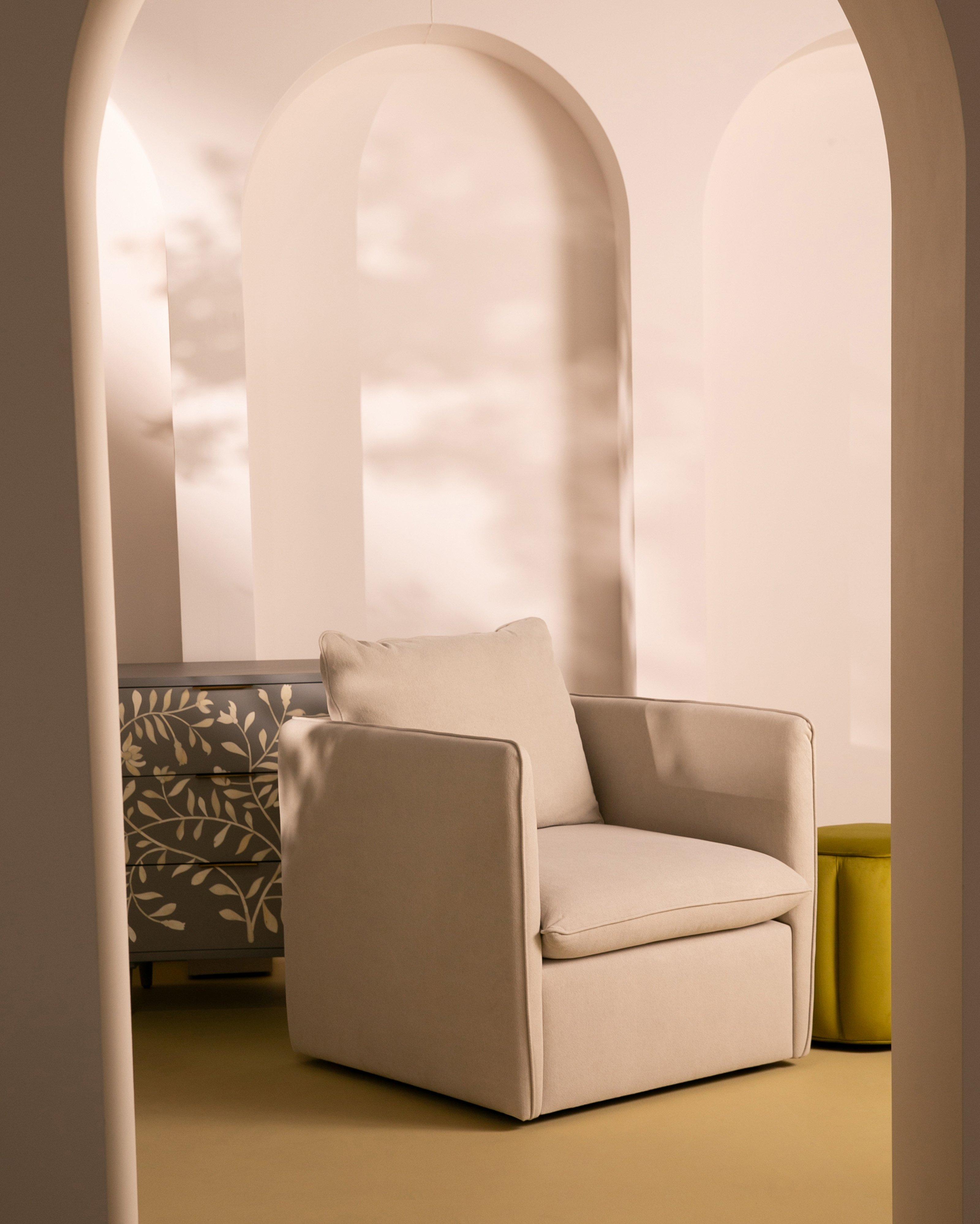 Anina Armchair -  Stone