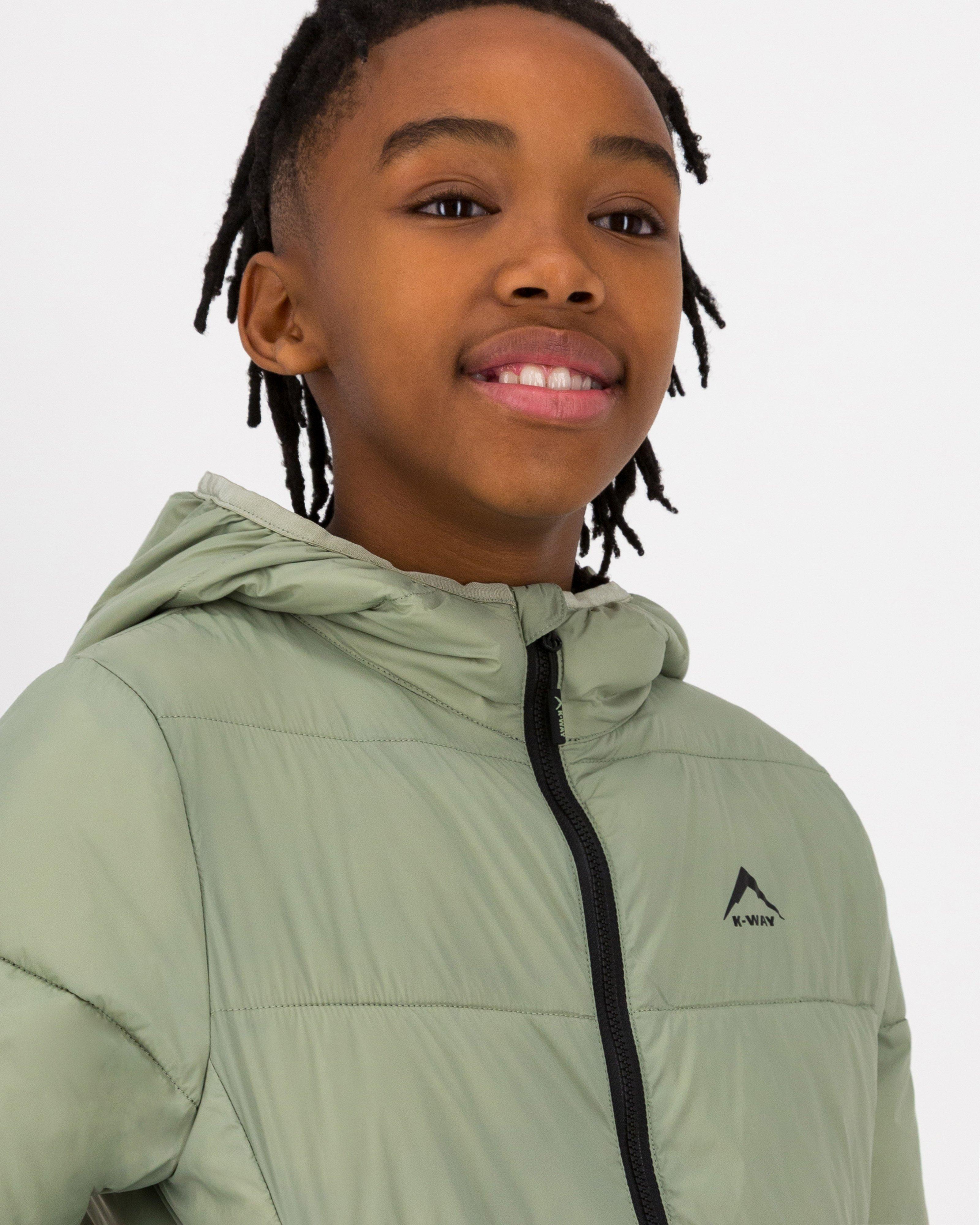 K-Way Youth AeroQuest Insulated Puffer Jacket -  Light Green