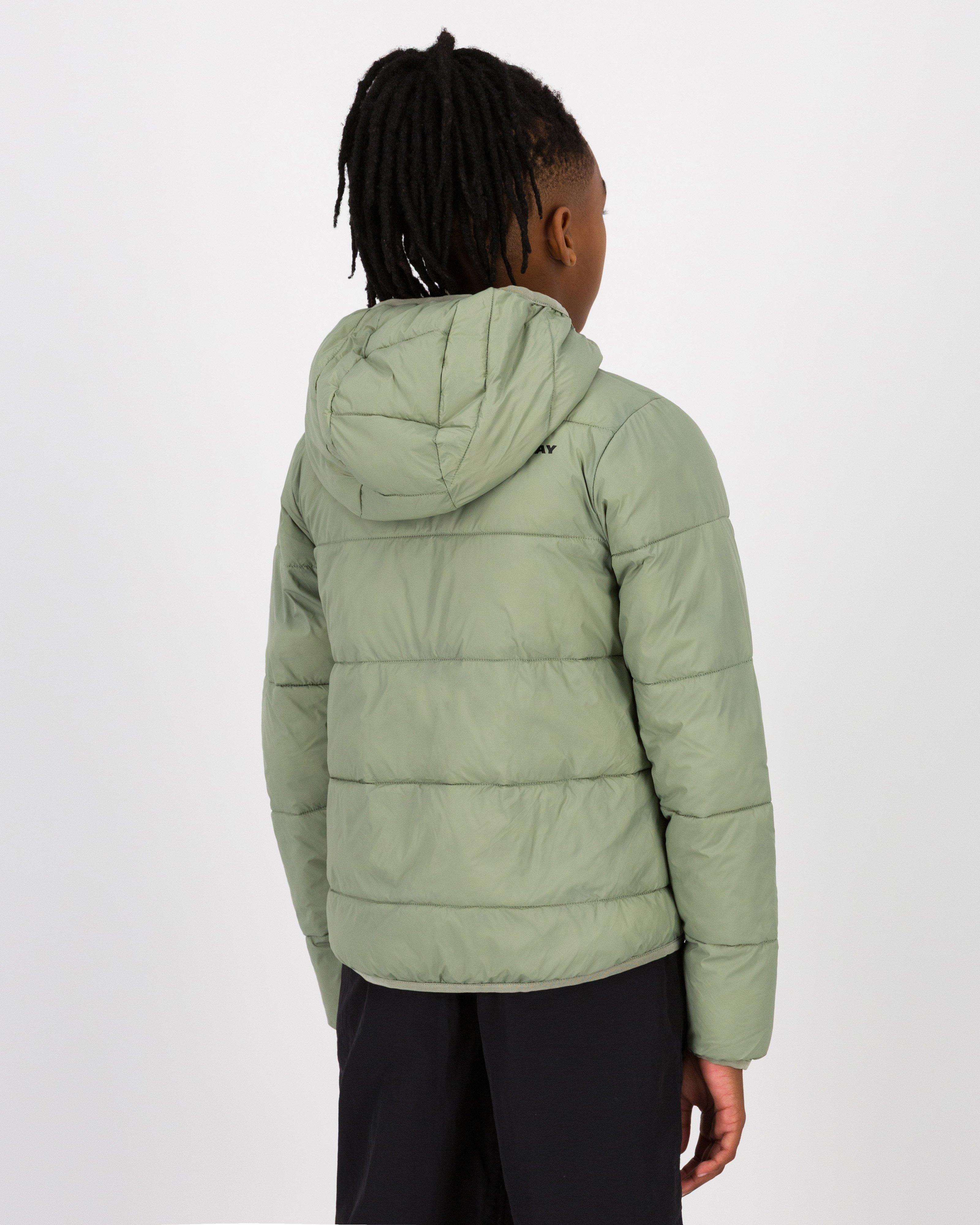 K-Way Youth AeroQuest Insulated Puffer Jacket -  Light Green