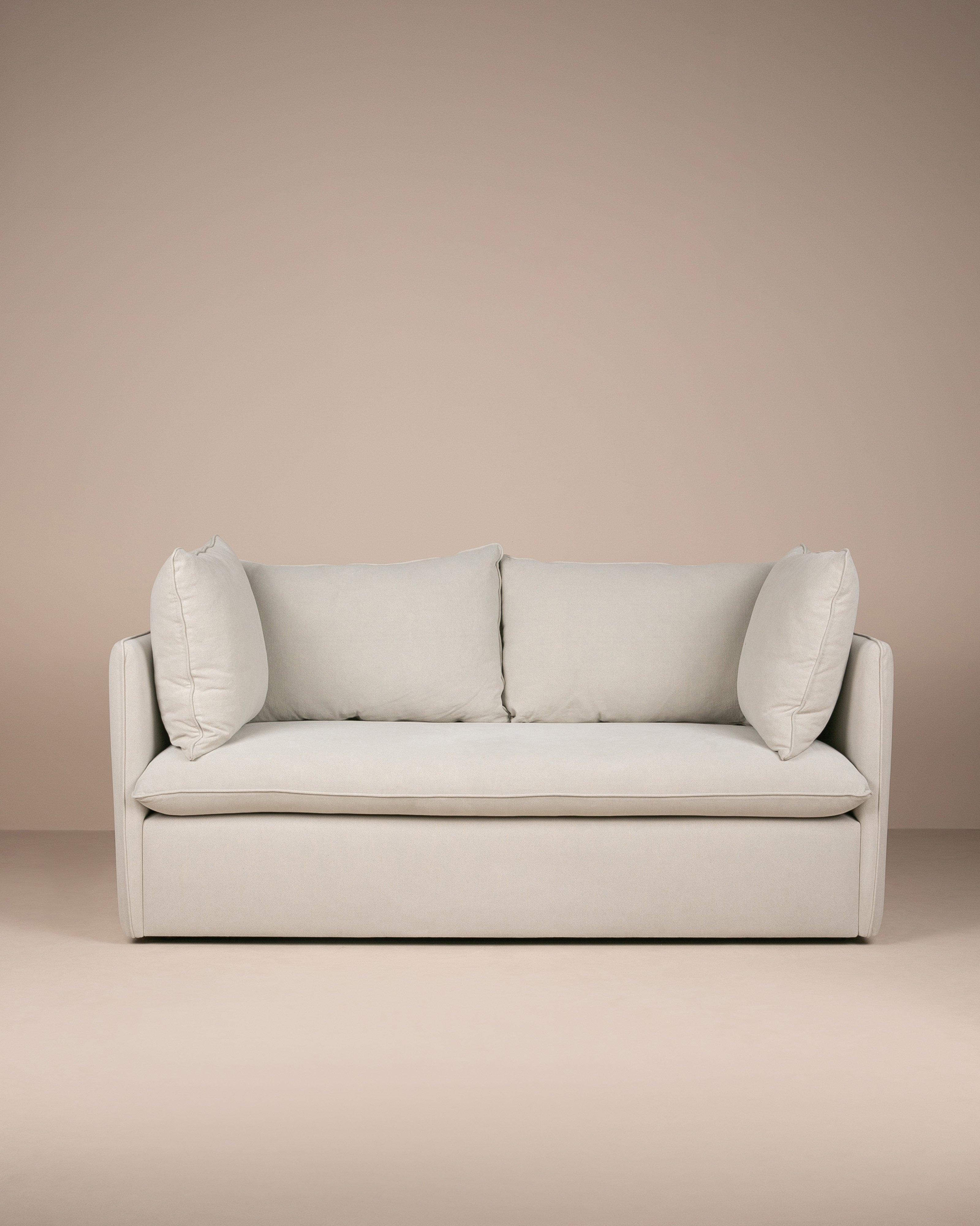Anina 2 Seater Couch -  Stone