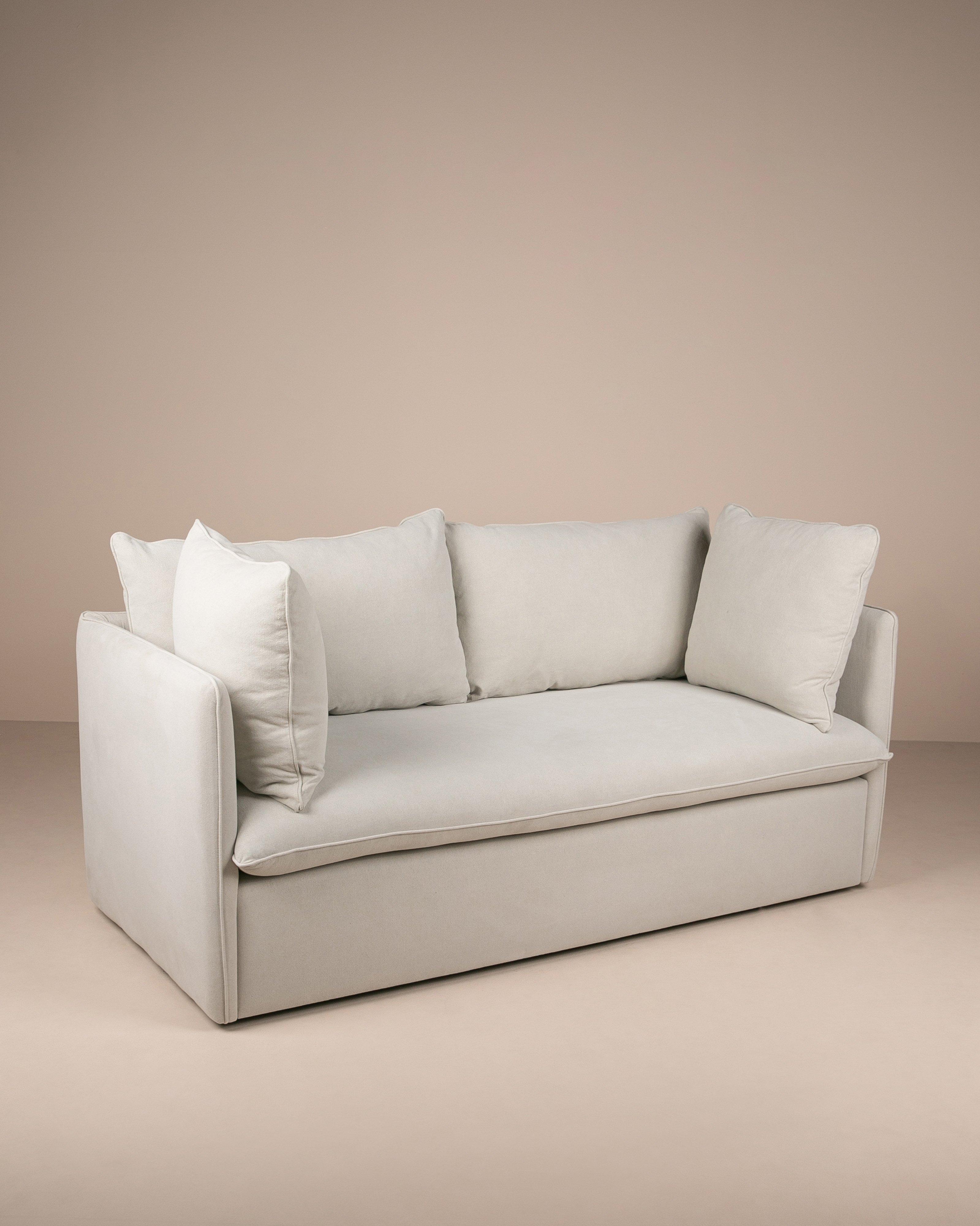 Anina 2 Seater Couch -  Stone