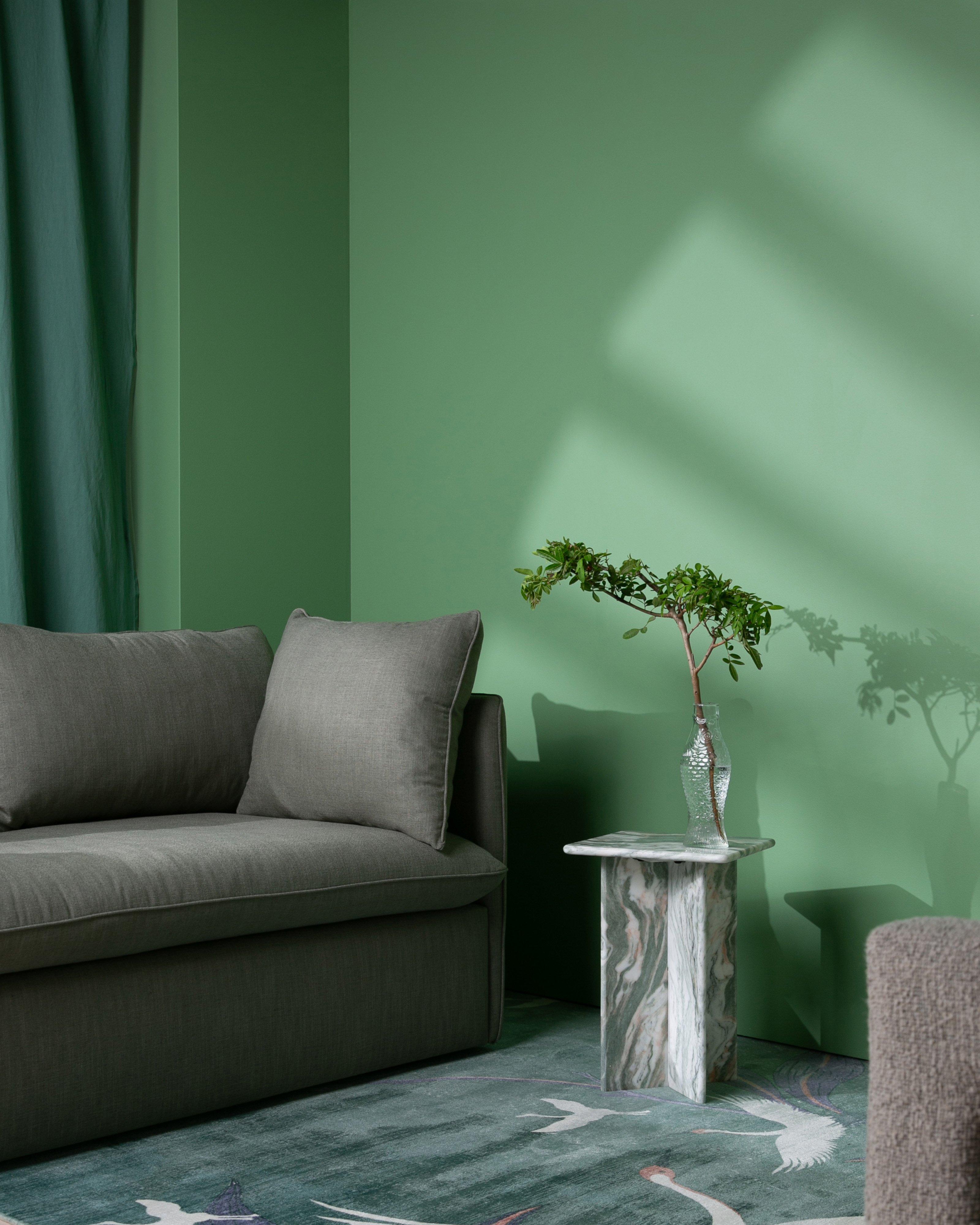 Anina 2 Seater Couch -  Green