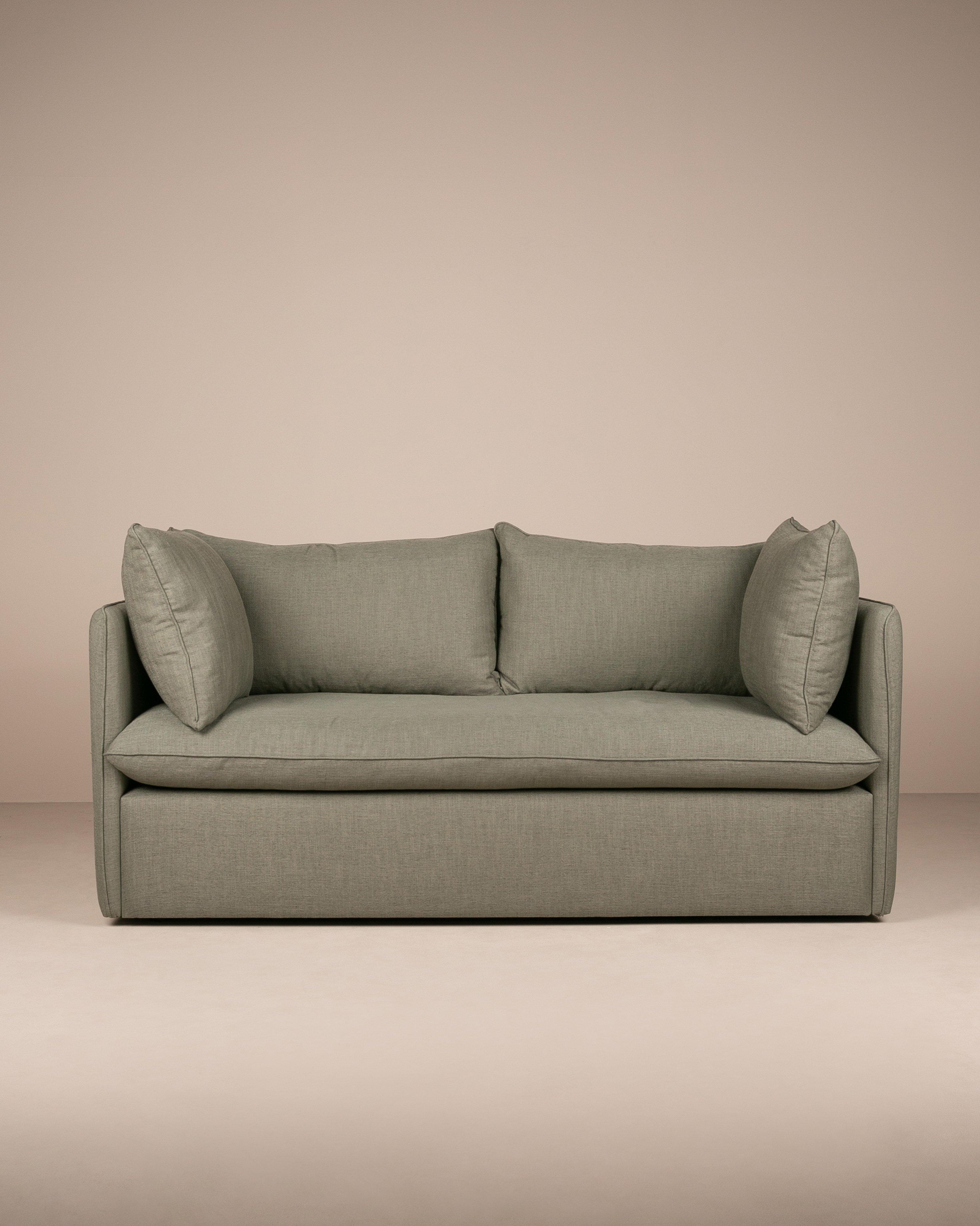 Anina 2 Seater Couch -  Green