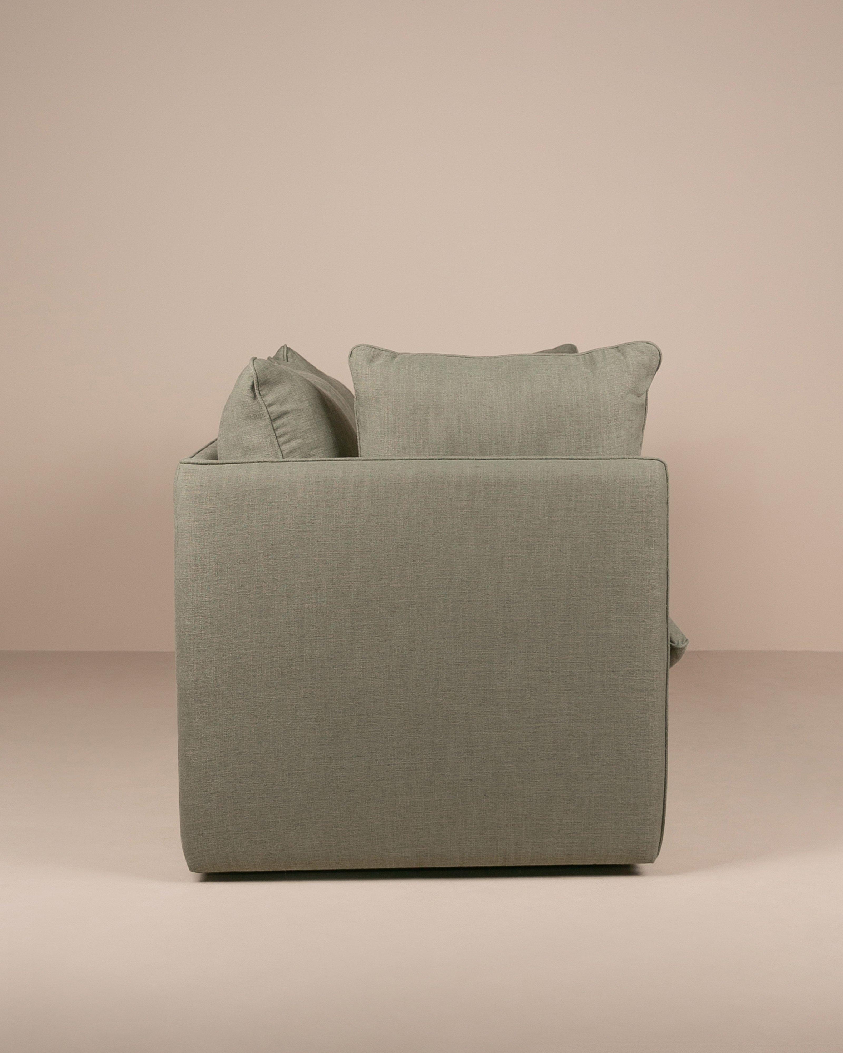 Anina 2 Seater Couch -  Green