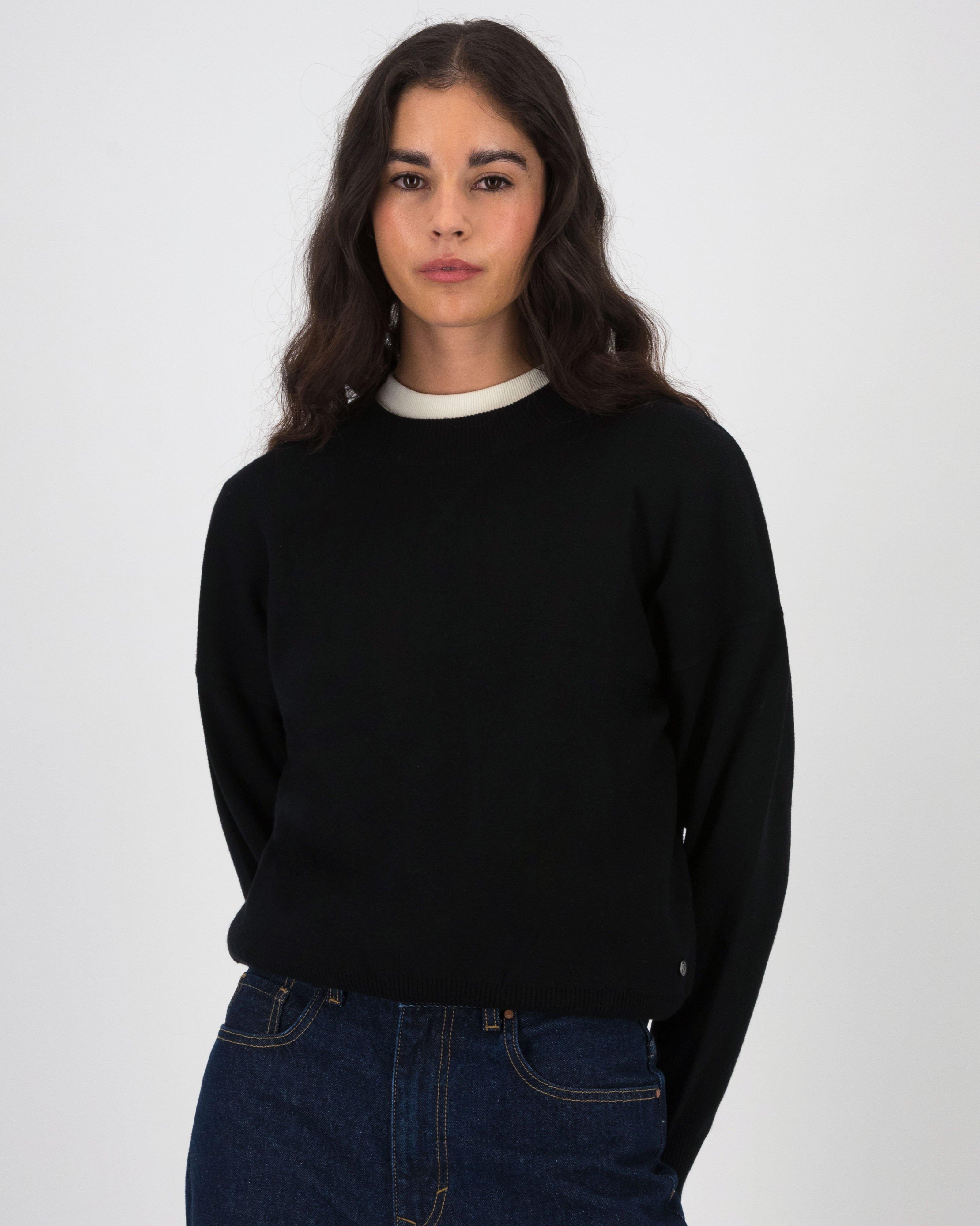 Women's Charlotte Pullover  -  Black