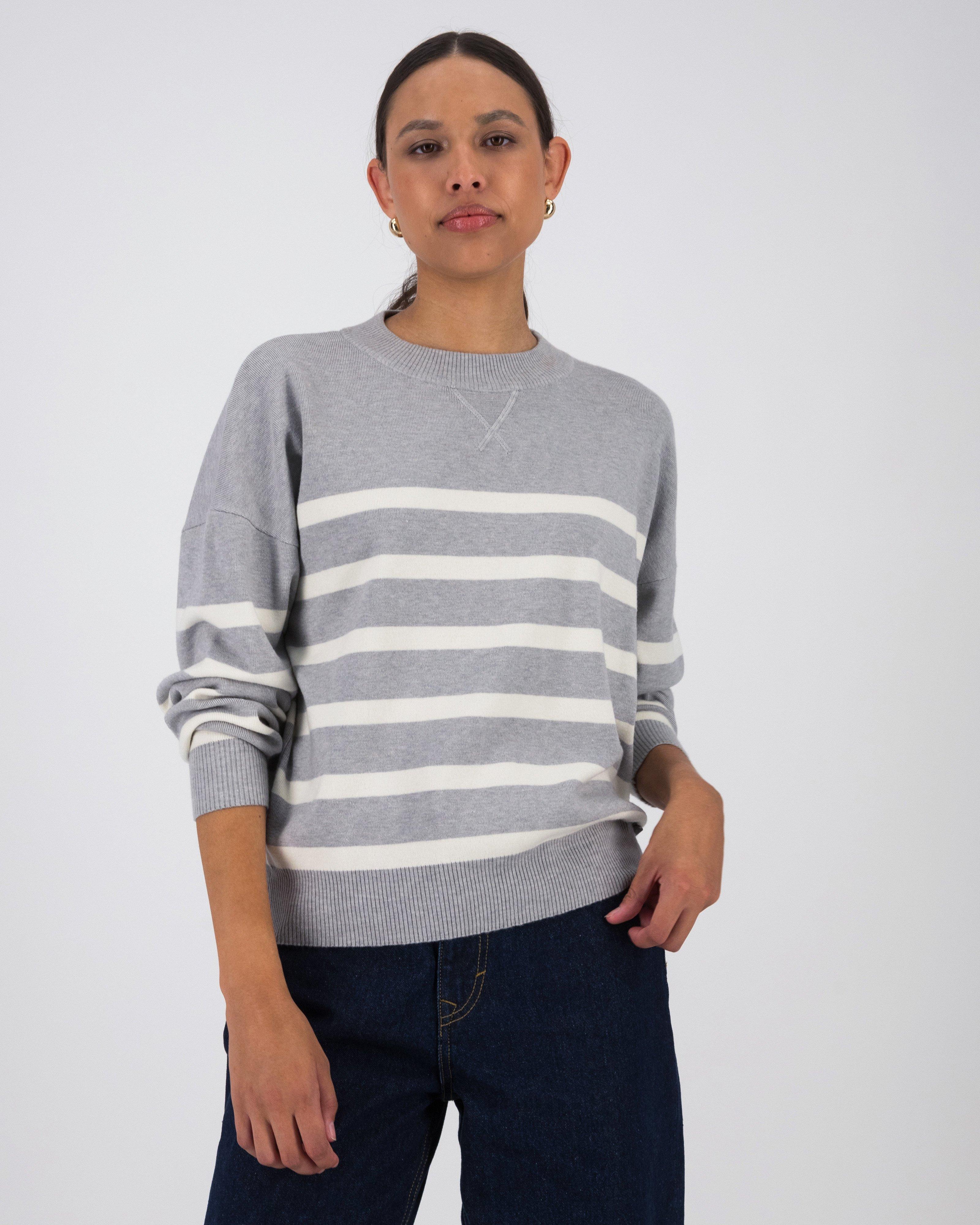 Women's Charlotte Pullover  -  Light Grey