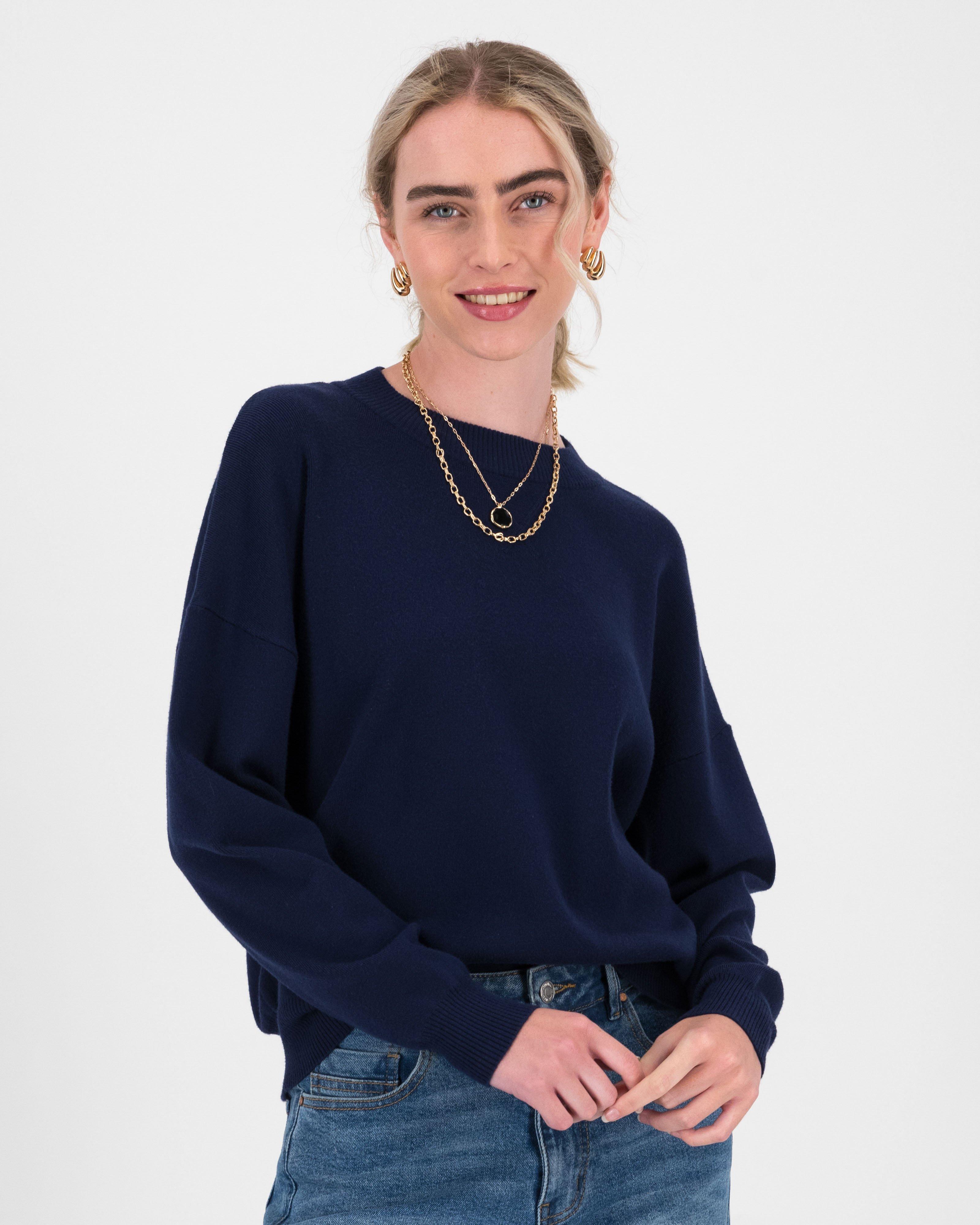 Women's Charlotte Pullover  -  Navy