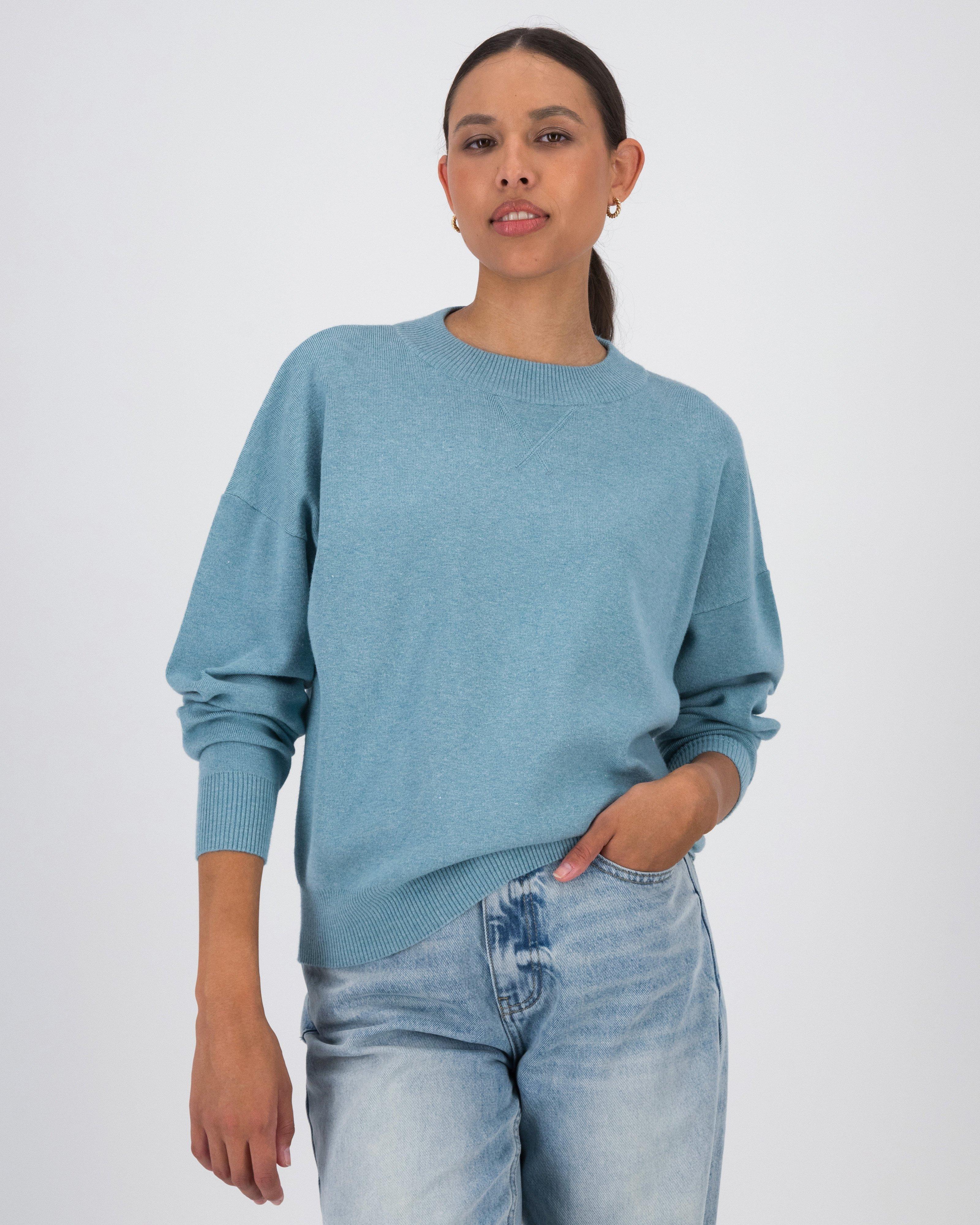 Women's Charlotte Pullover  -  Aqua