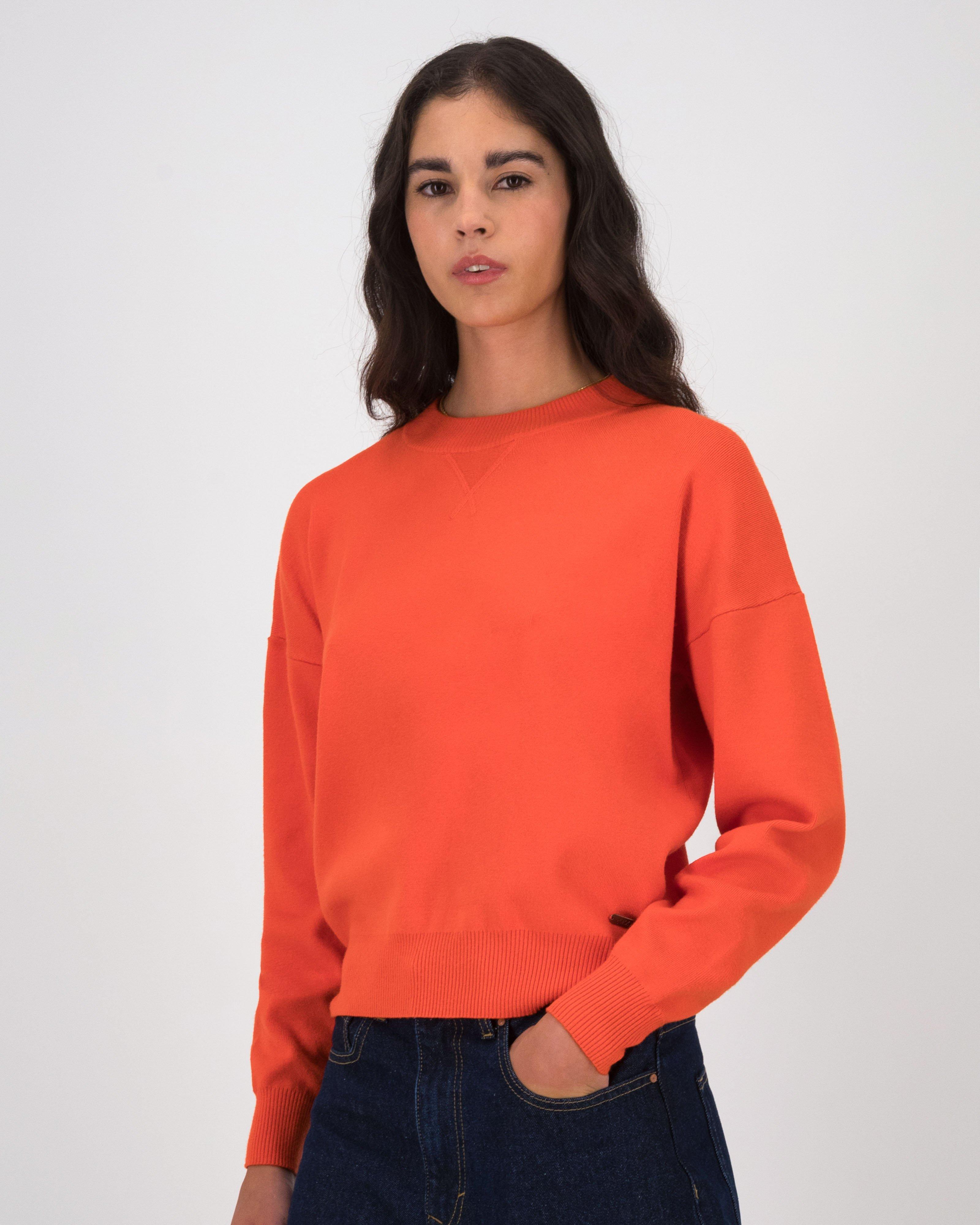 Women's Charlotte Pullover  -  Orange
