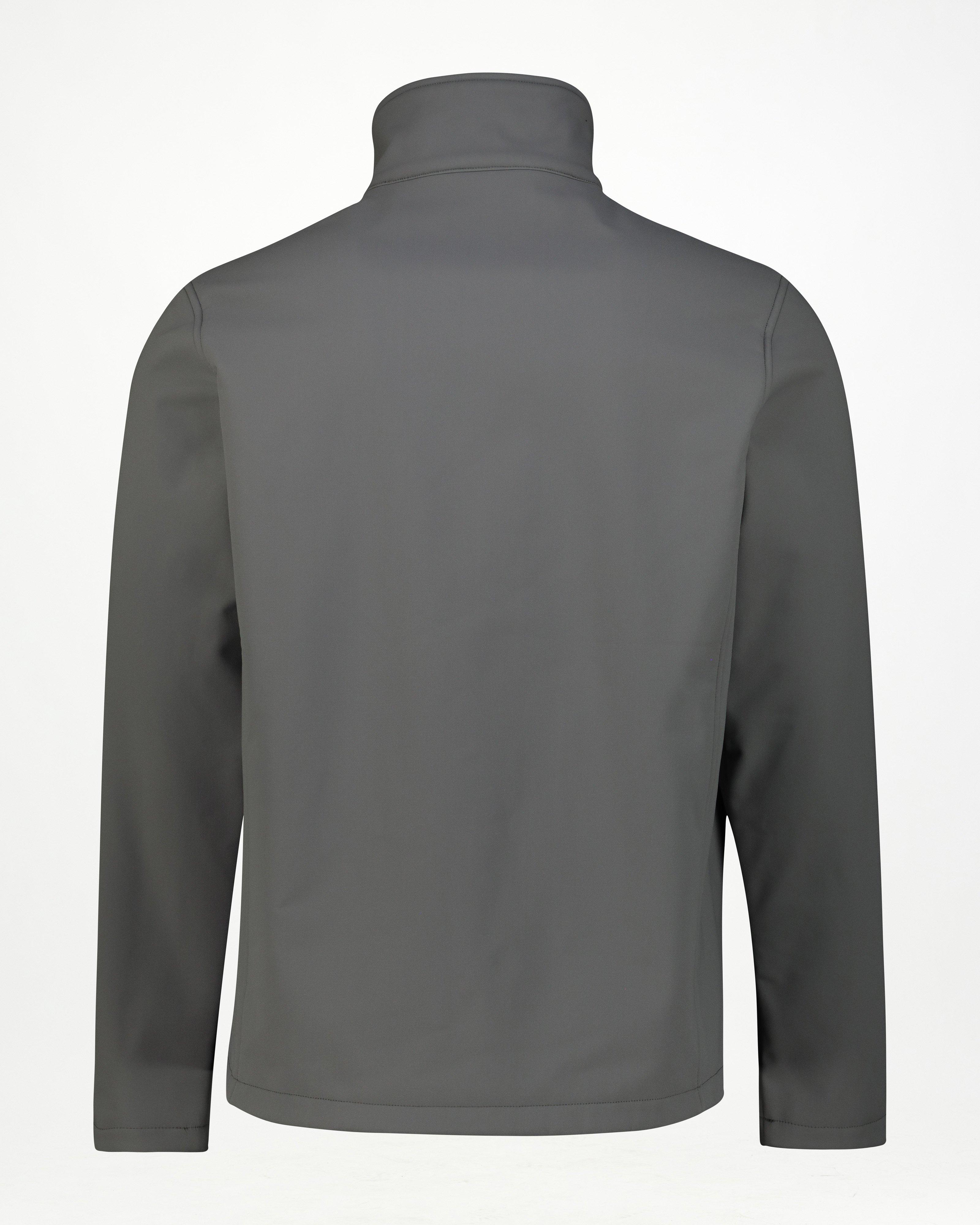 K-Way Men's EverVent Eco Softshell Jacket -  Charcoal
