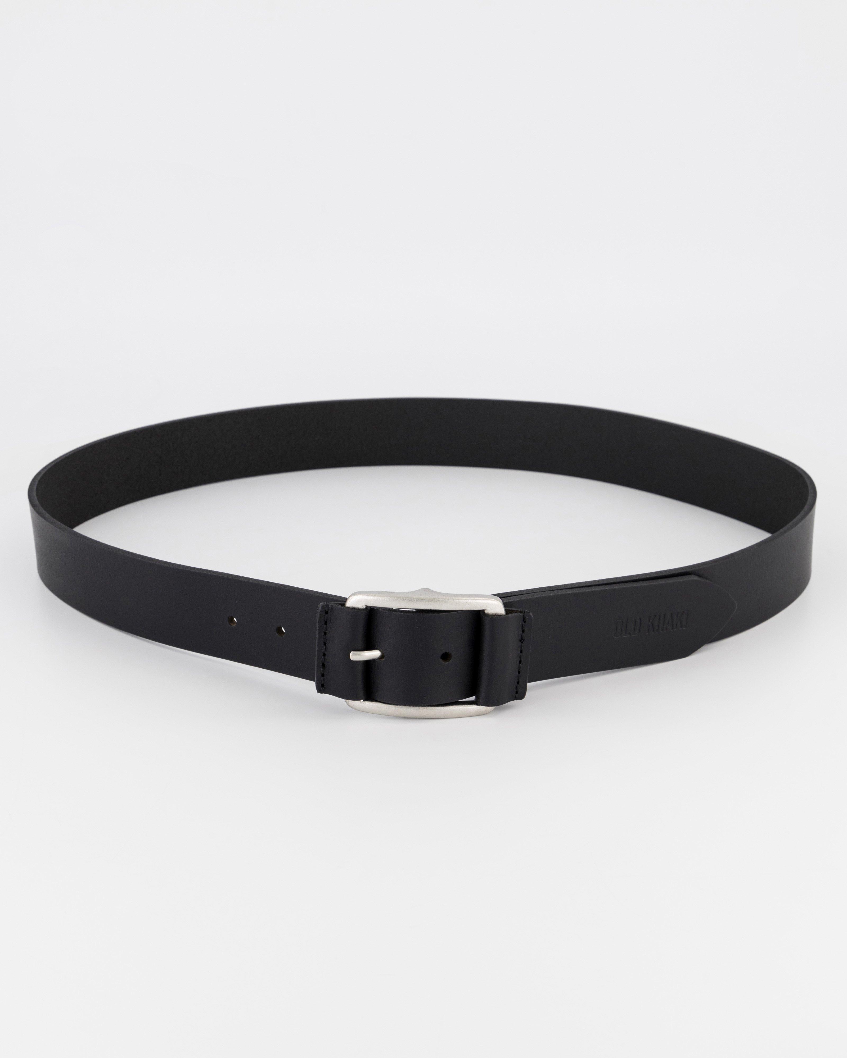 Men's Hanson Leather Buckle Belt | Old Khaki