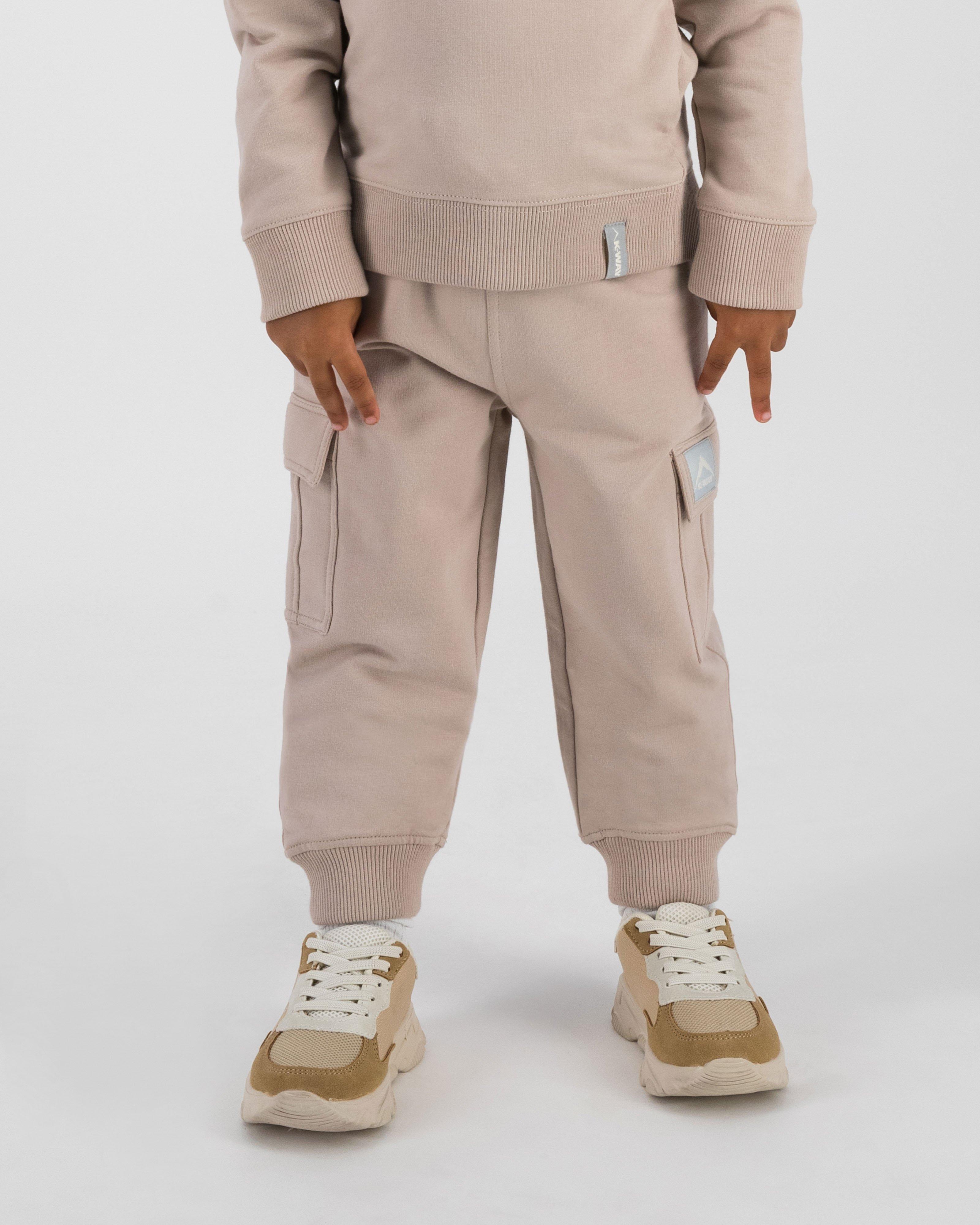 K-Way Kids Lilly Fleece Joggers -  Stone