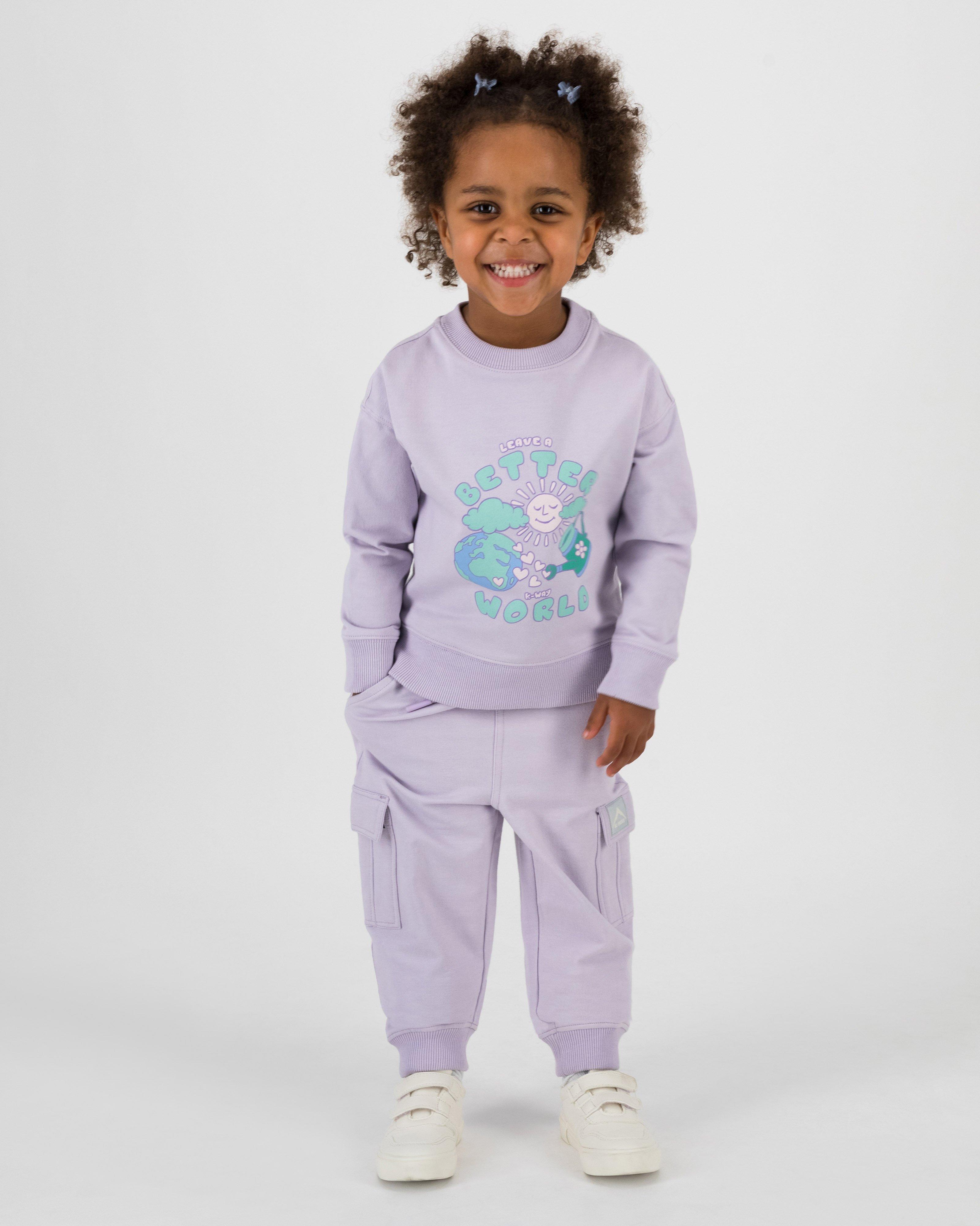 K-Way Kids Lilly Fleece Joggers -  Light Lilac