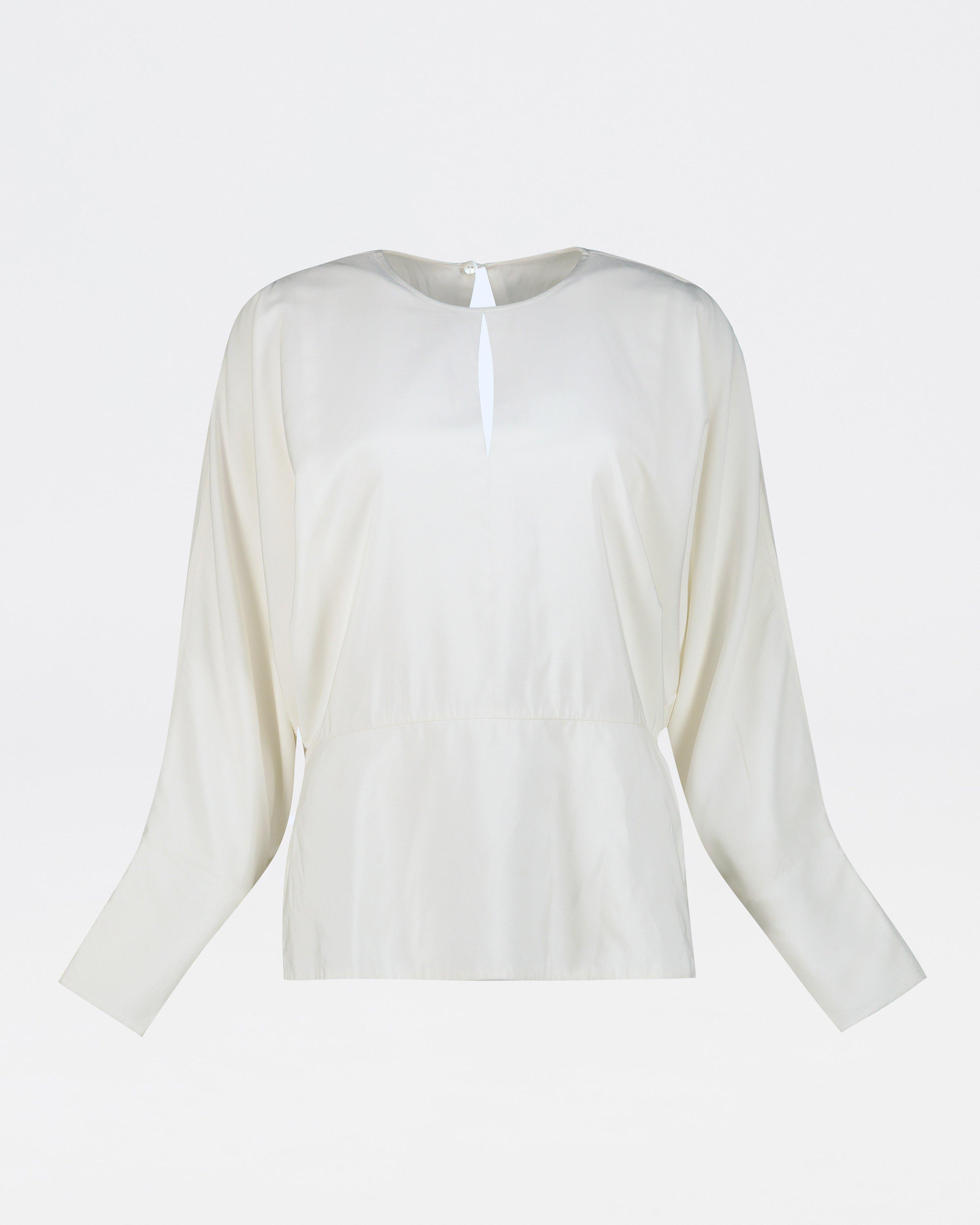 Dixie Open Sleeve Woven Blouse -  Milk