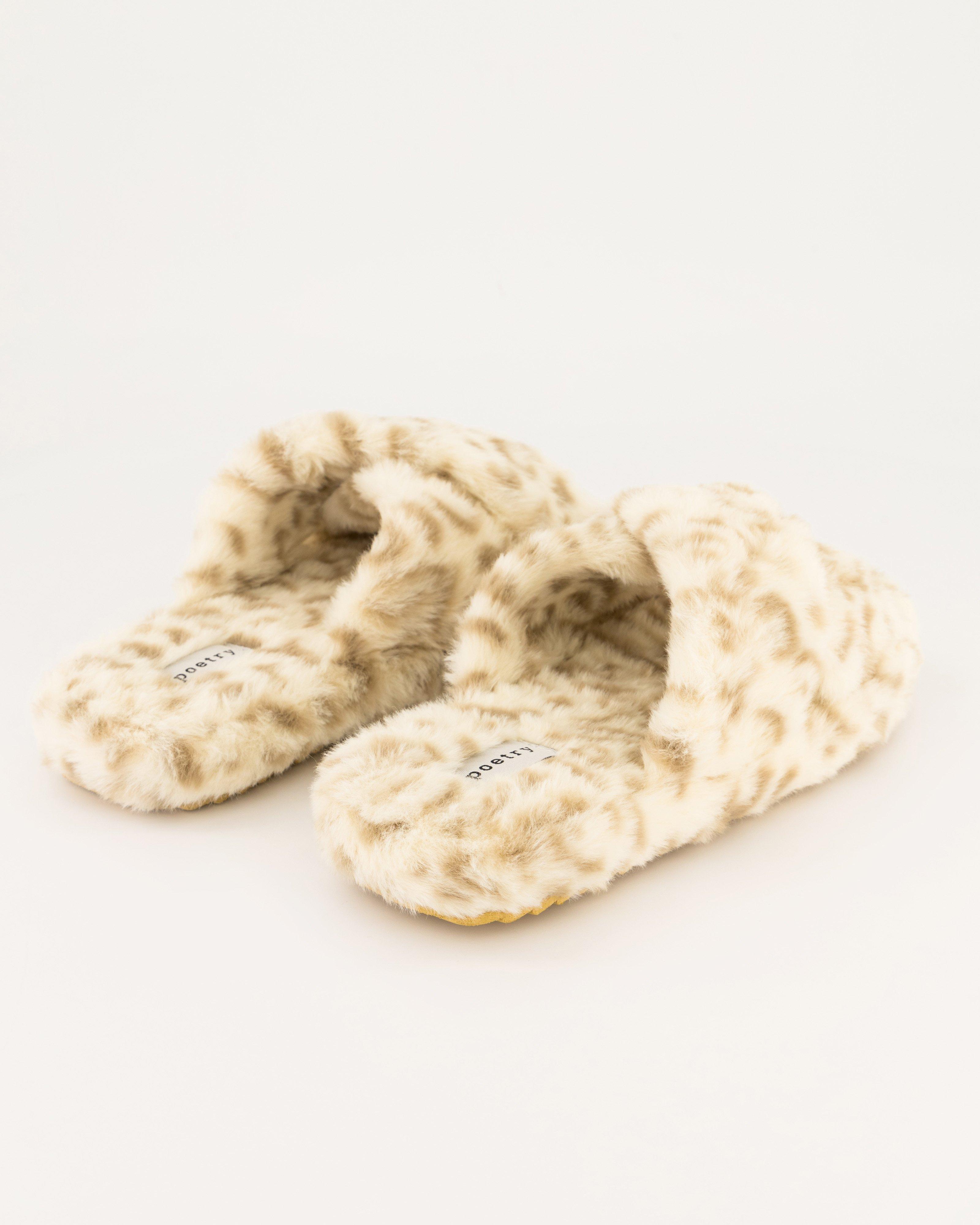 Tracy Fluffy Slipper -  Milk