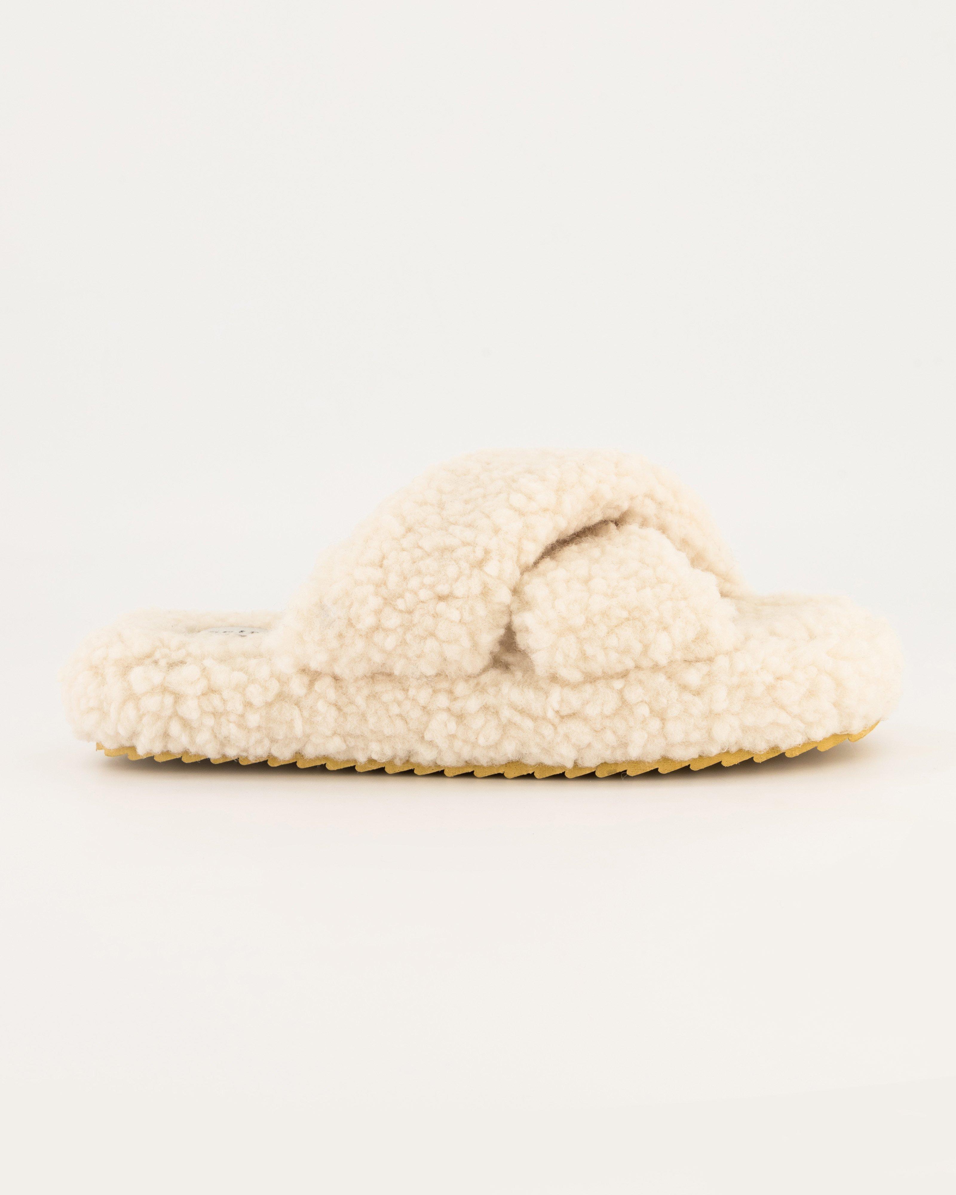 Elly Sherpa Slipper -  Milk