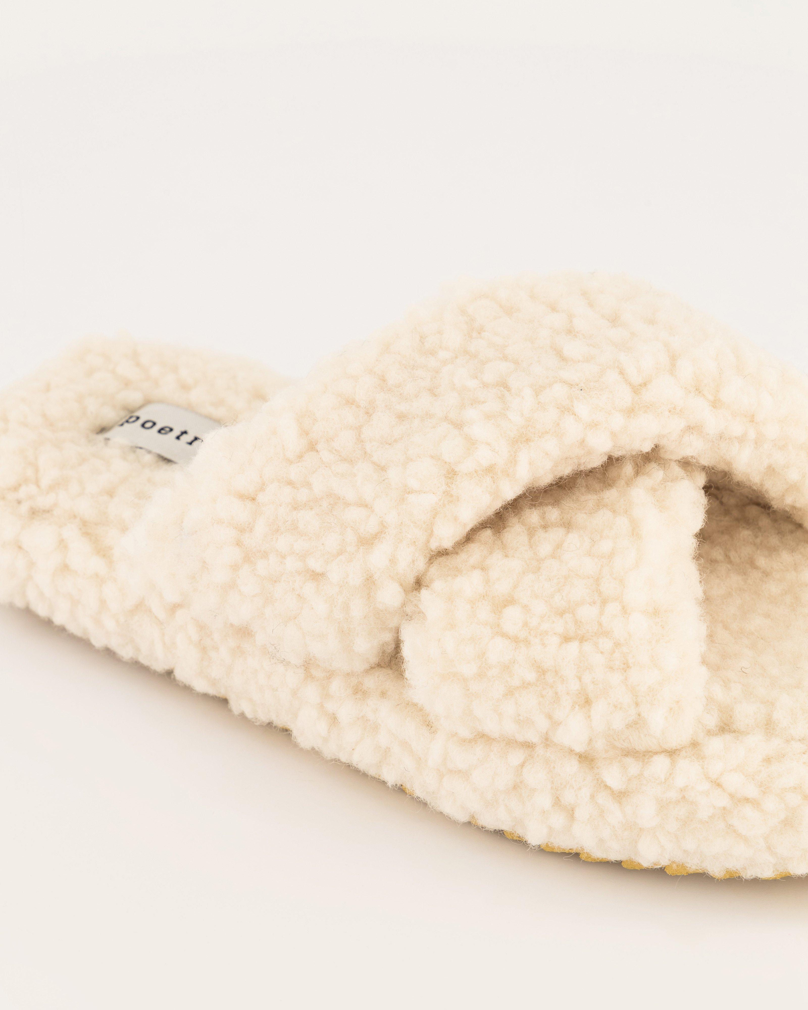 Elly Sherpa Slipper -  Milk