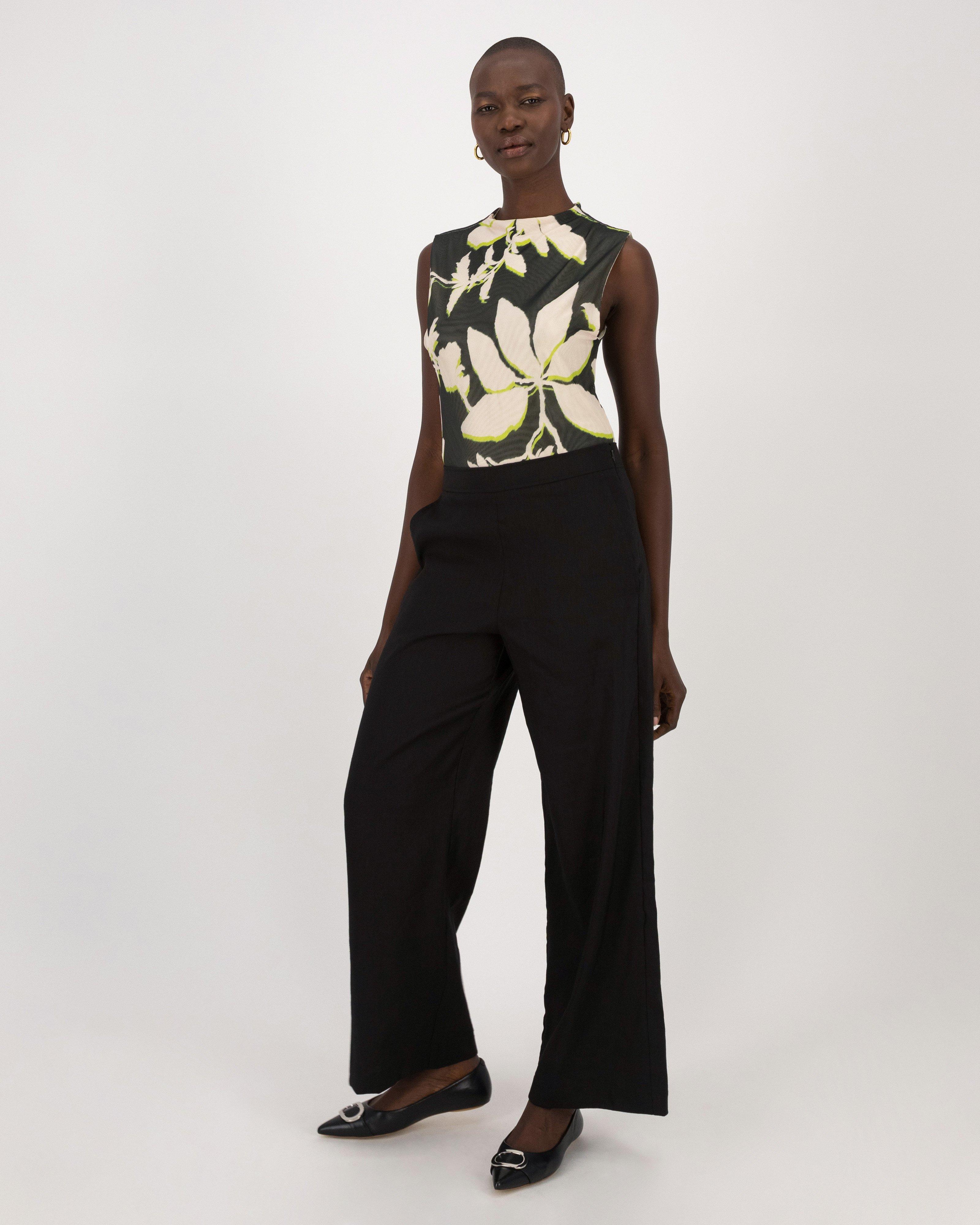 Isadora Printed Mesh Top - Poetry Clothing Store
