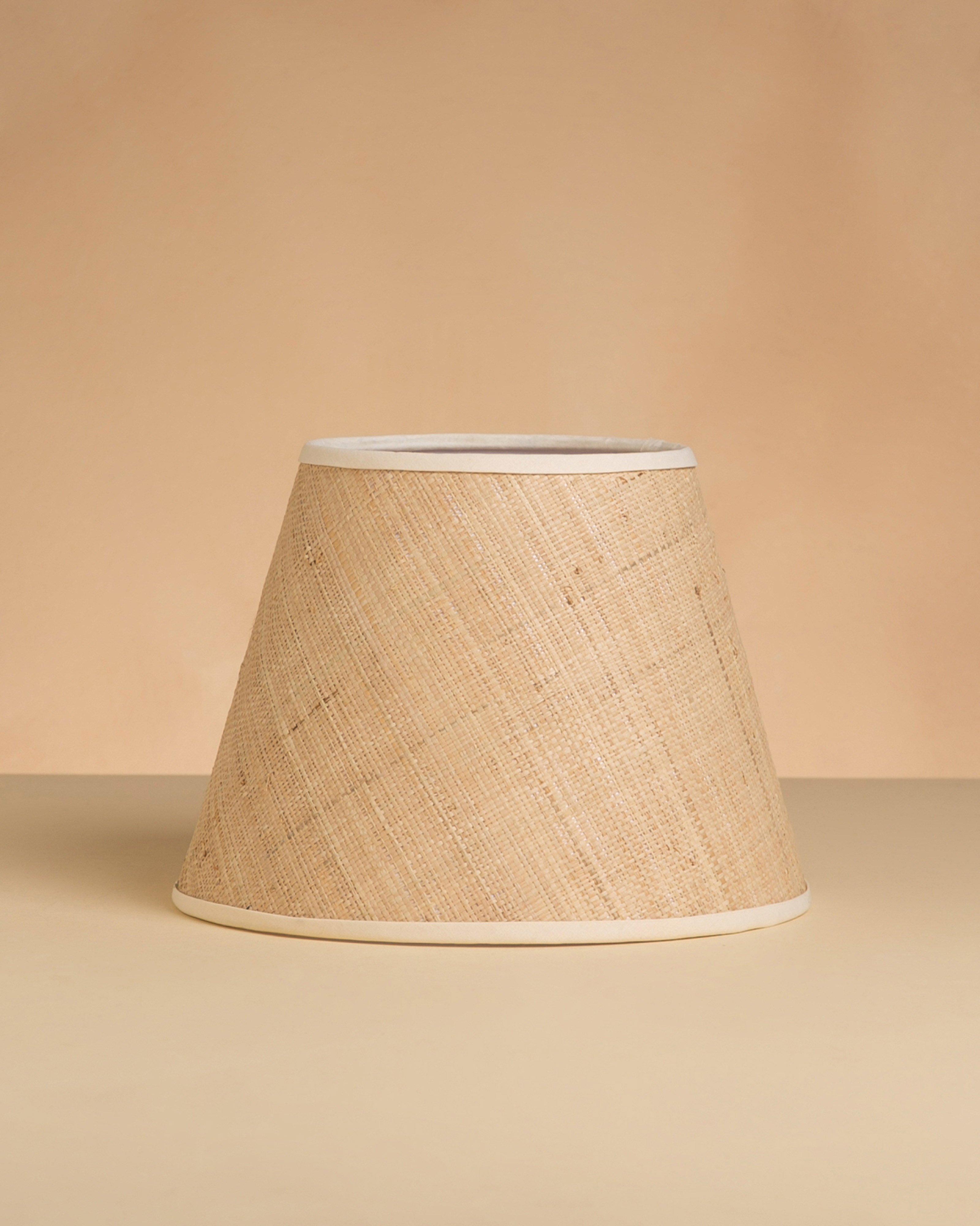 The Little Haus Small Raffia Shade -  Milk
