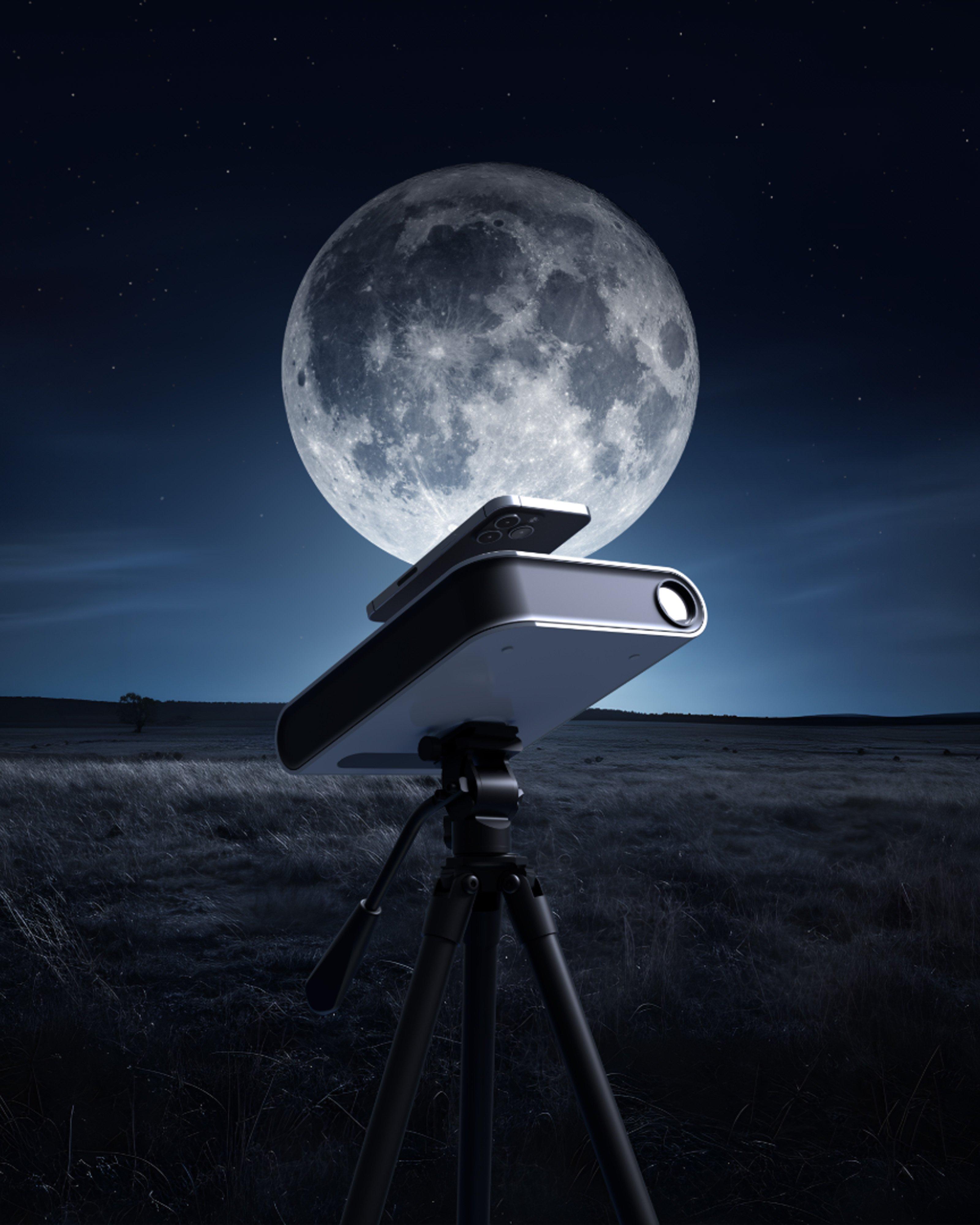 Vaonis Hestia Premium Smartphone-Based Telescope -  White