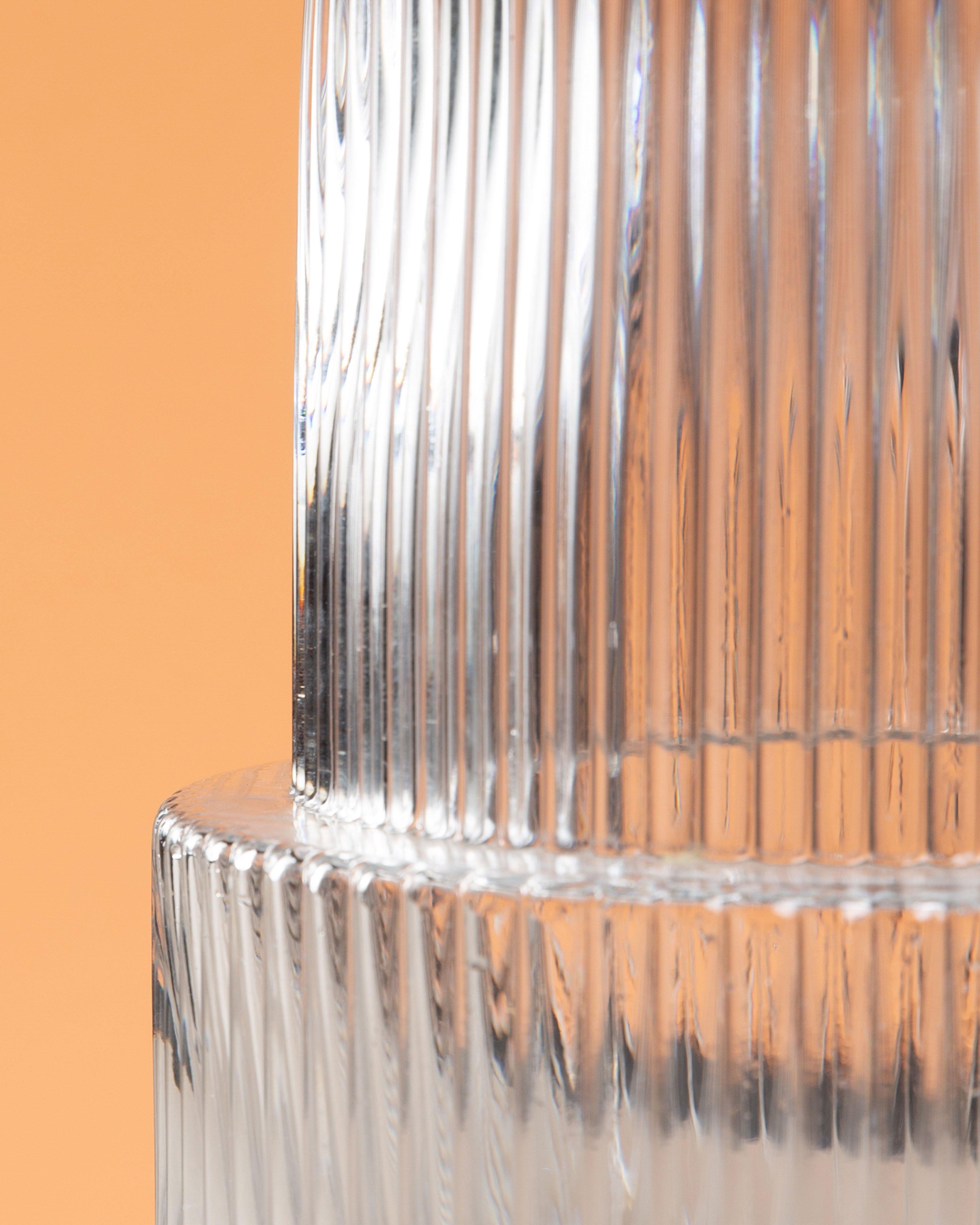 Athena Ribbed Vase -  No Colour