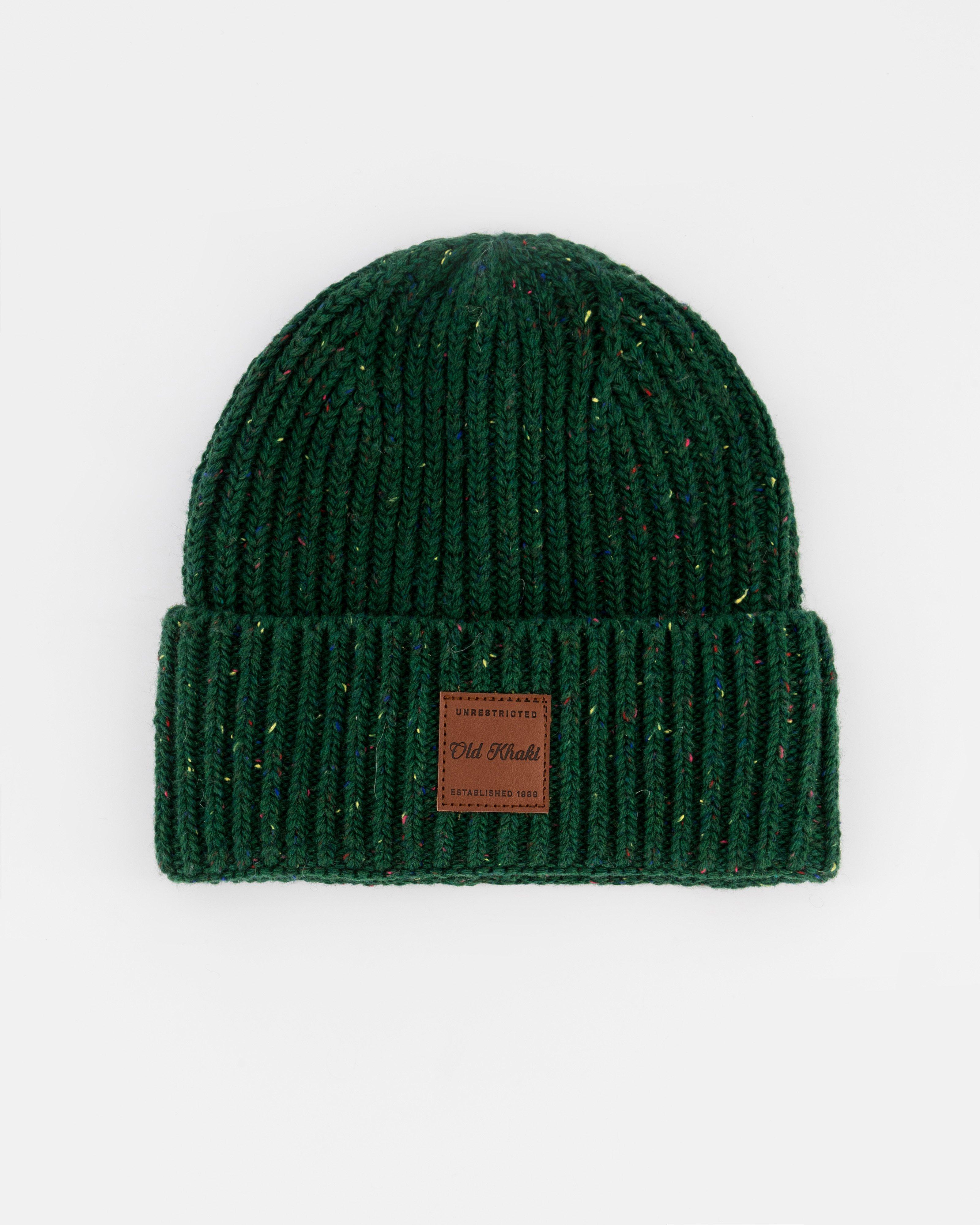 Men's Mayson Speckle Beanie -  Bottle Green