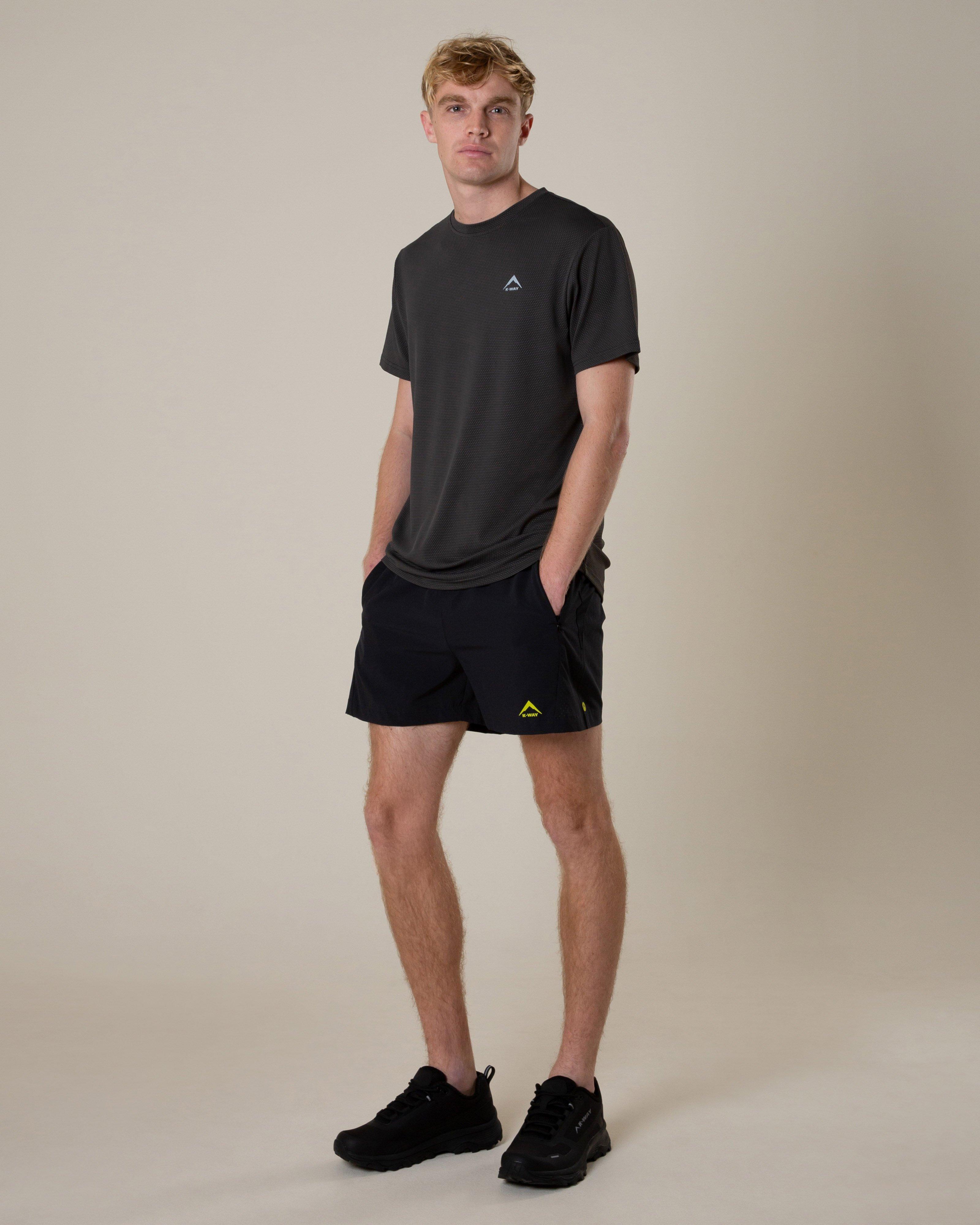 K-Way Pulse Men's Active 7-inch Shorts -  Black