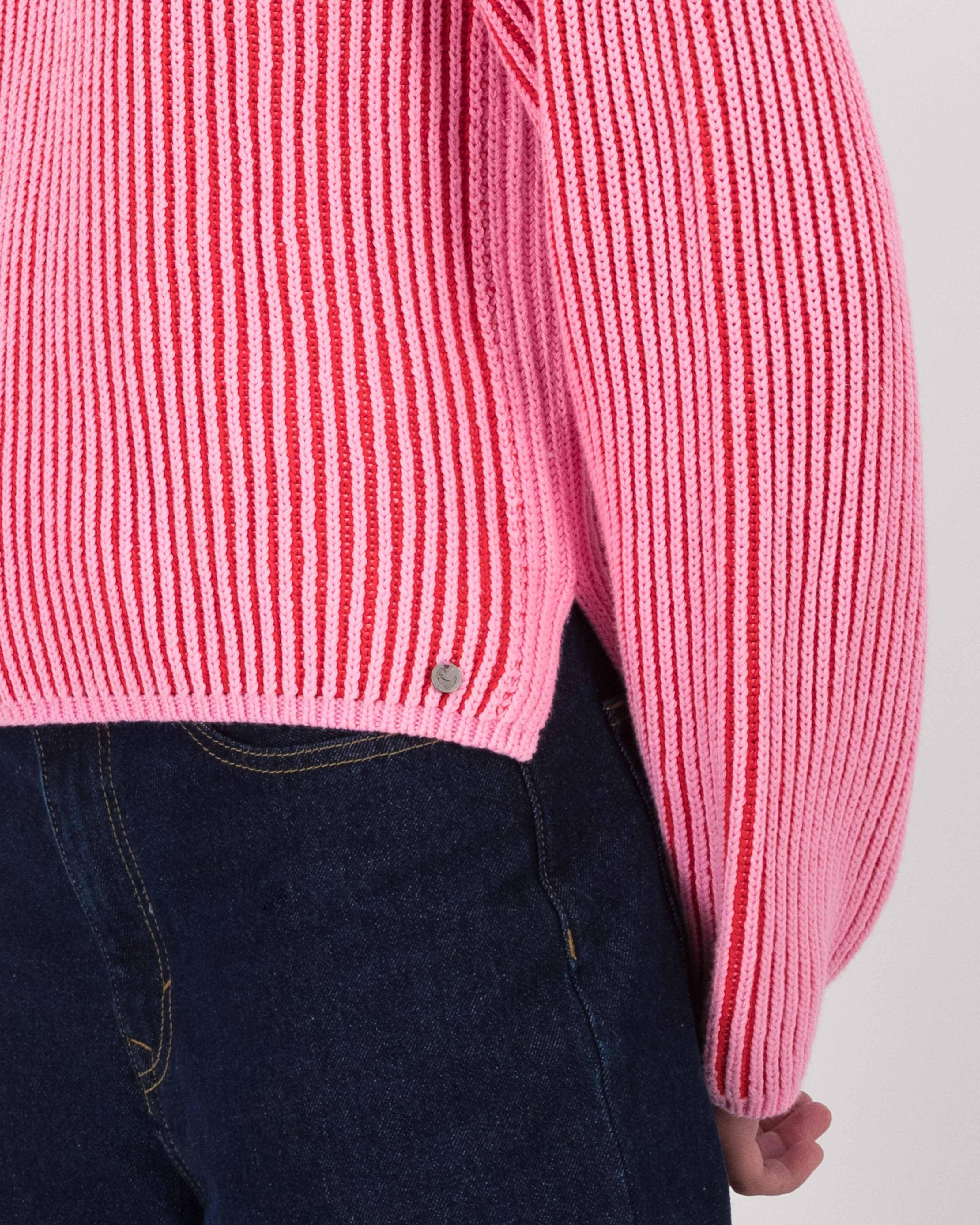 Old Khaki Women’s Nara Plated Knit Top  -  Pink