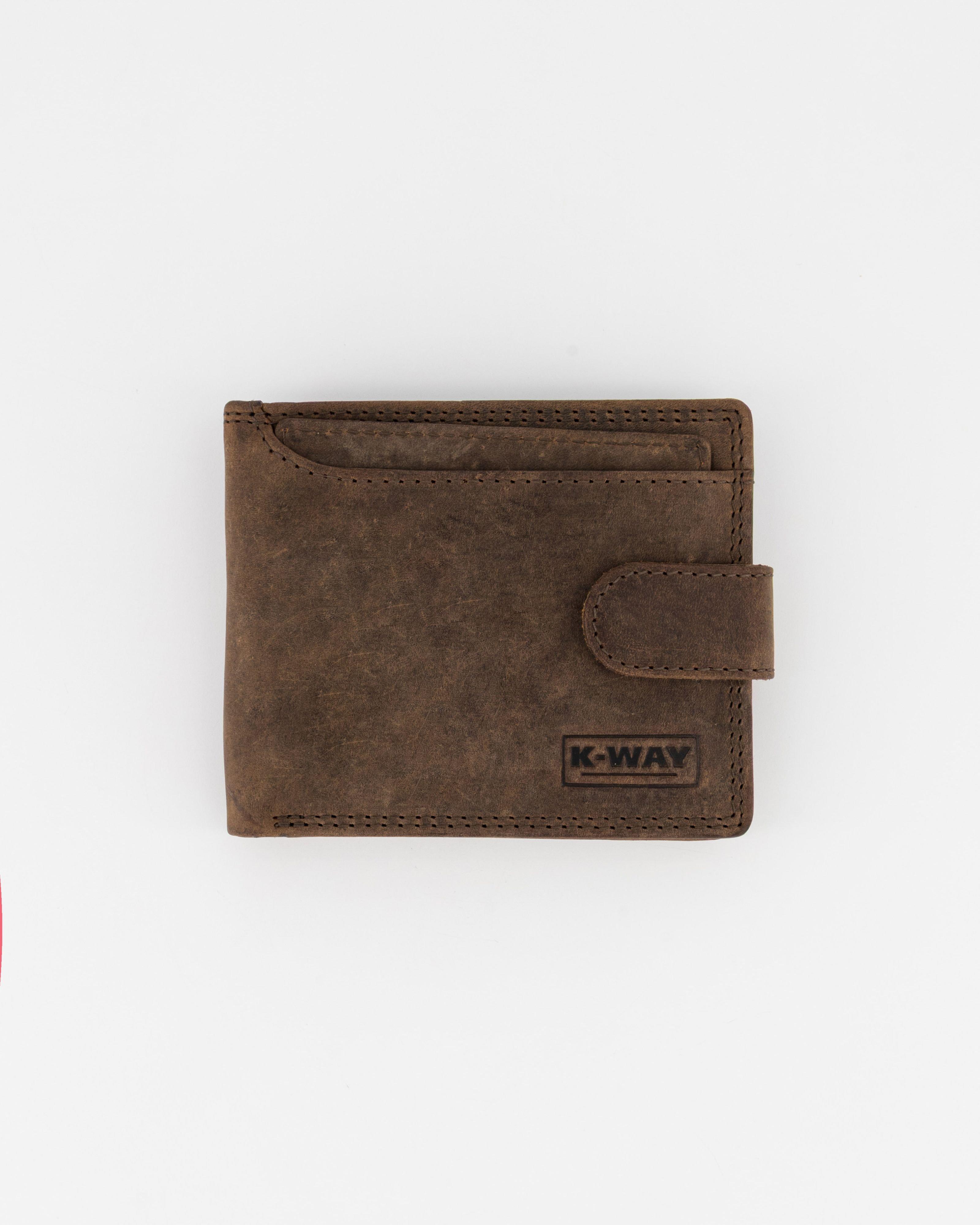 K-Way Elements Men's Gaborone Wallet -  Chocolate