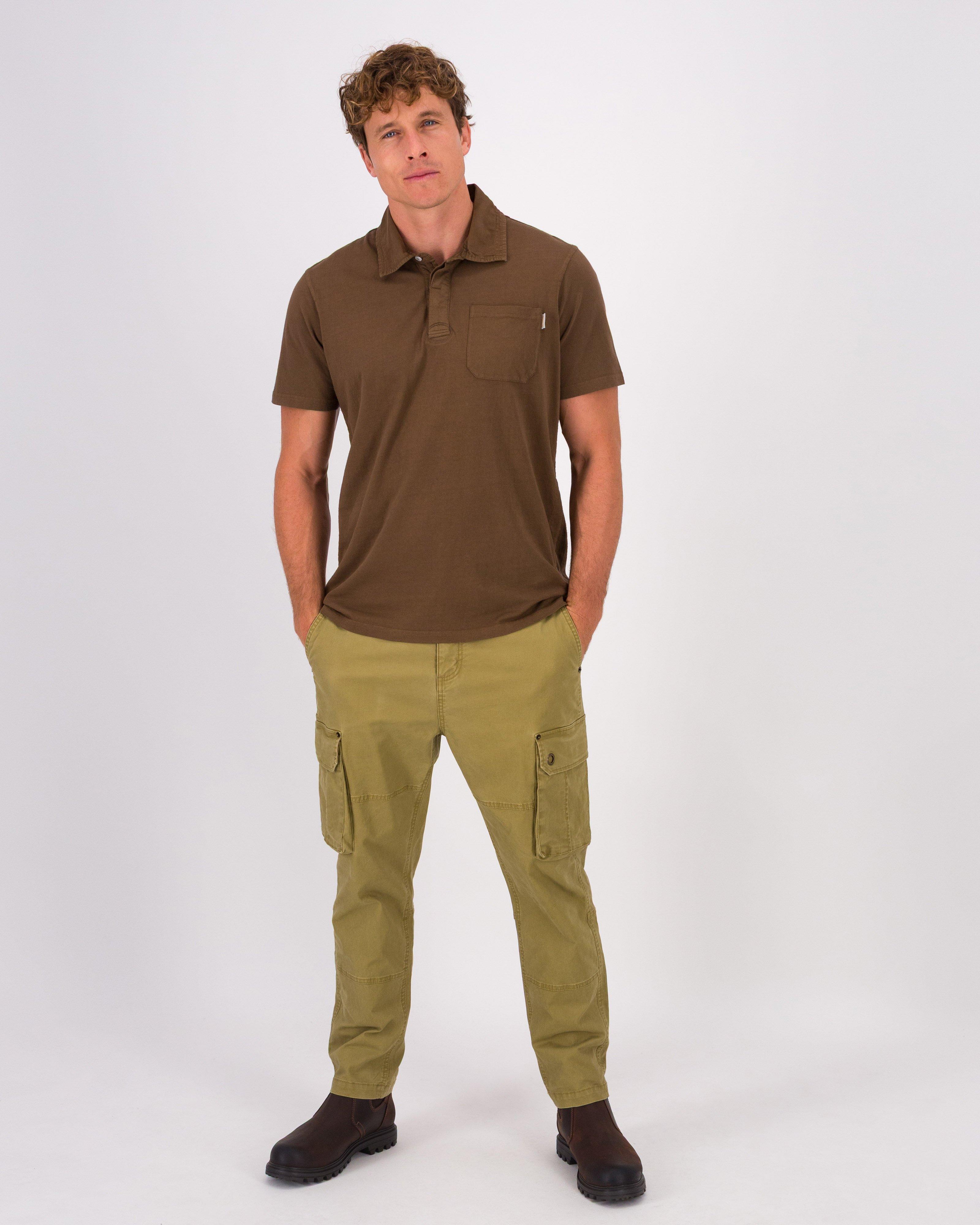 K-Way Elements Men’s Carter Cargo Trousers -  Tan