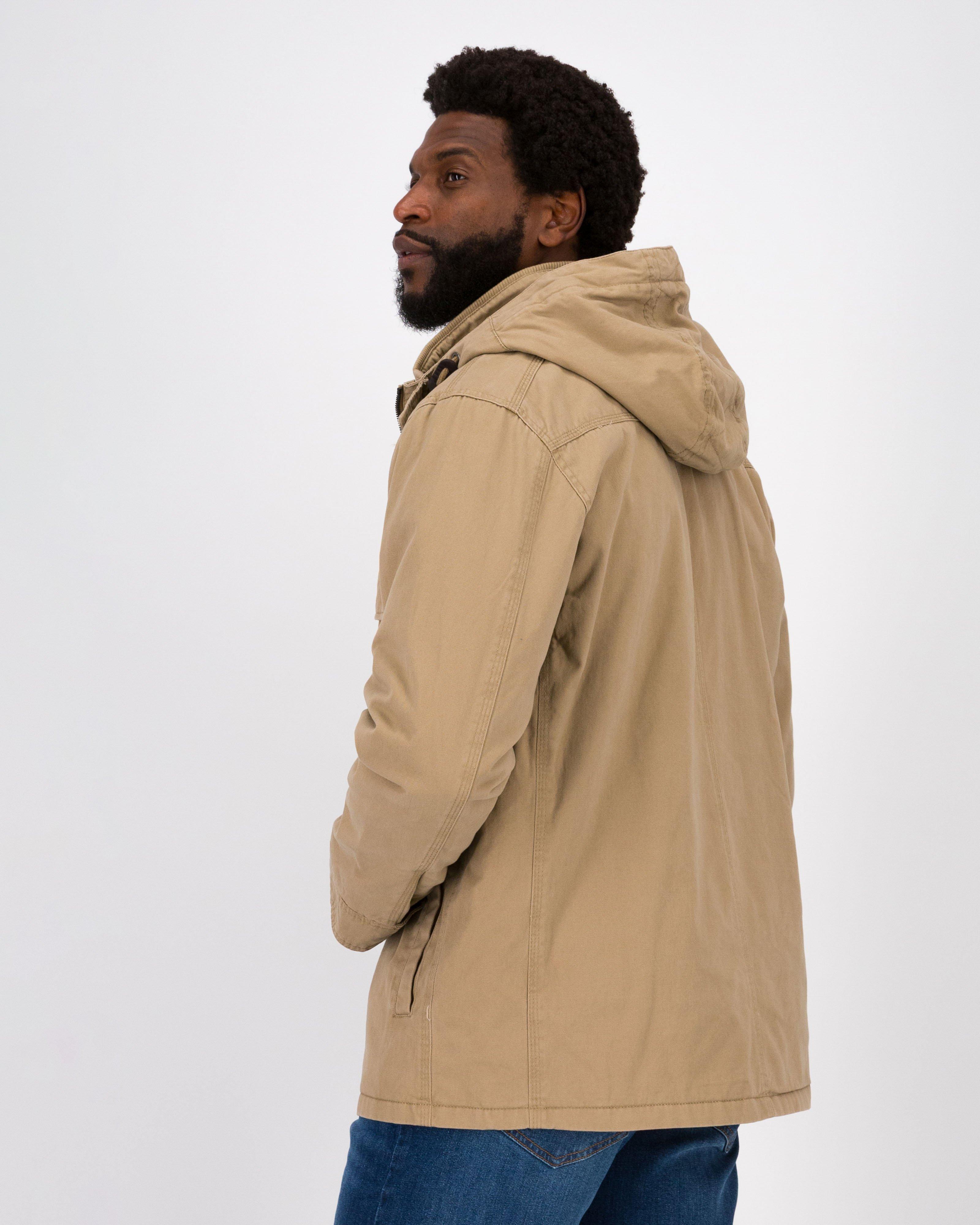 Old Khaki Men’s Cruz Utility Jacket -  Stone