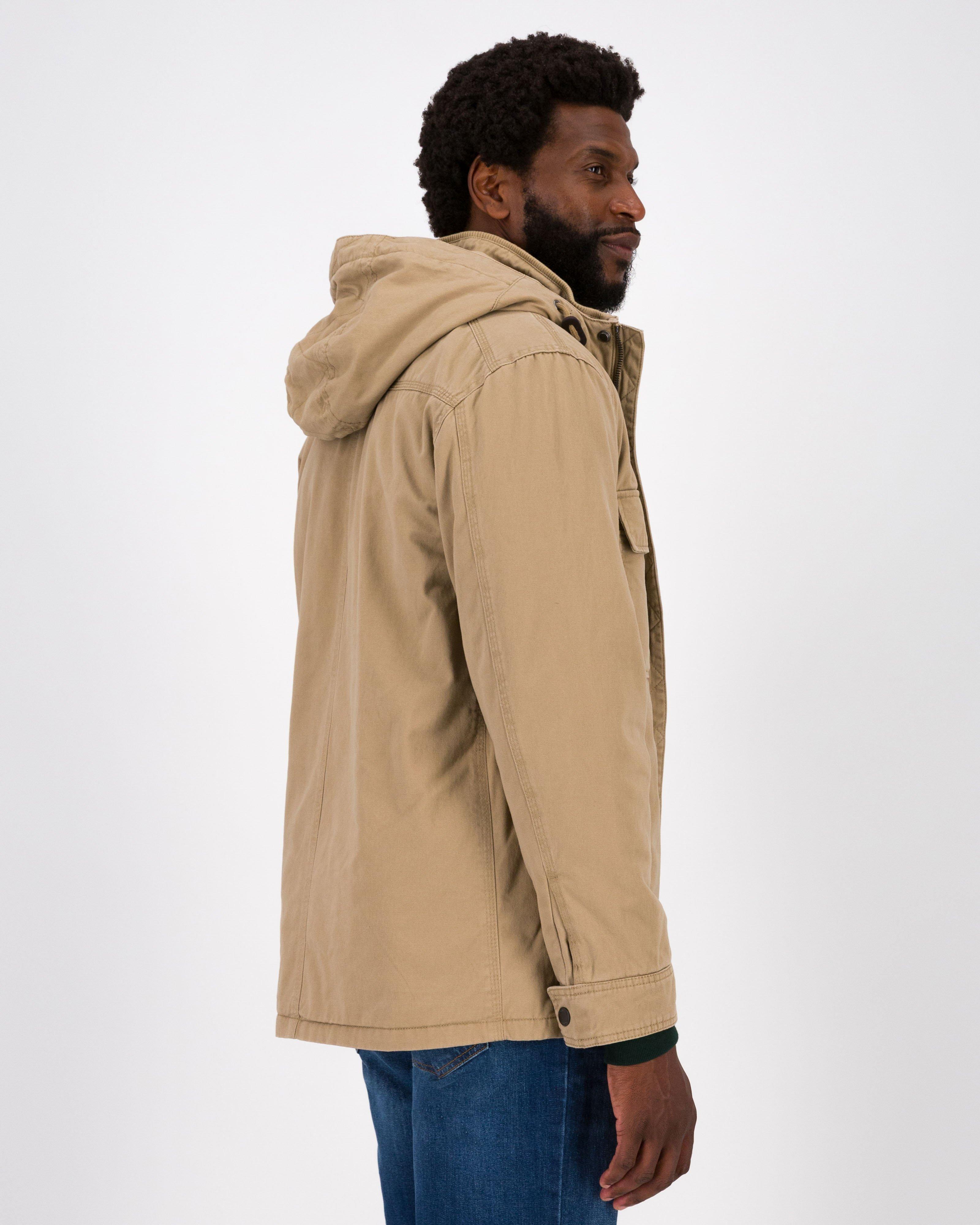 Old Khaki Men’s Cruz Utility Jacket -  Stone