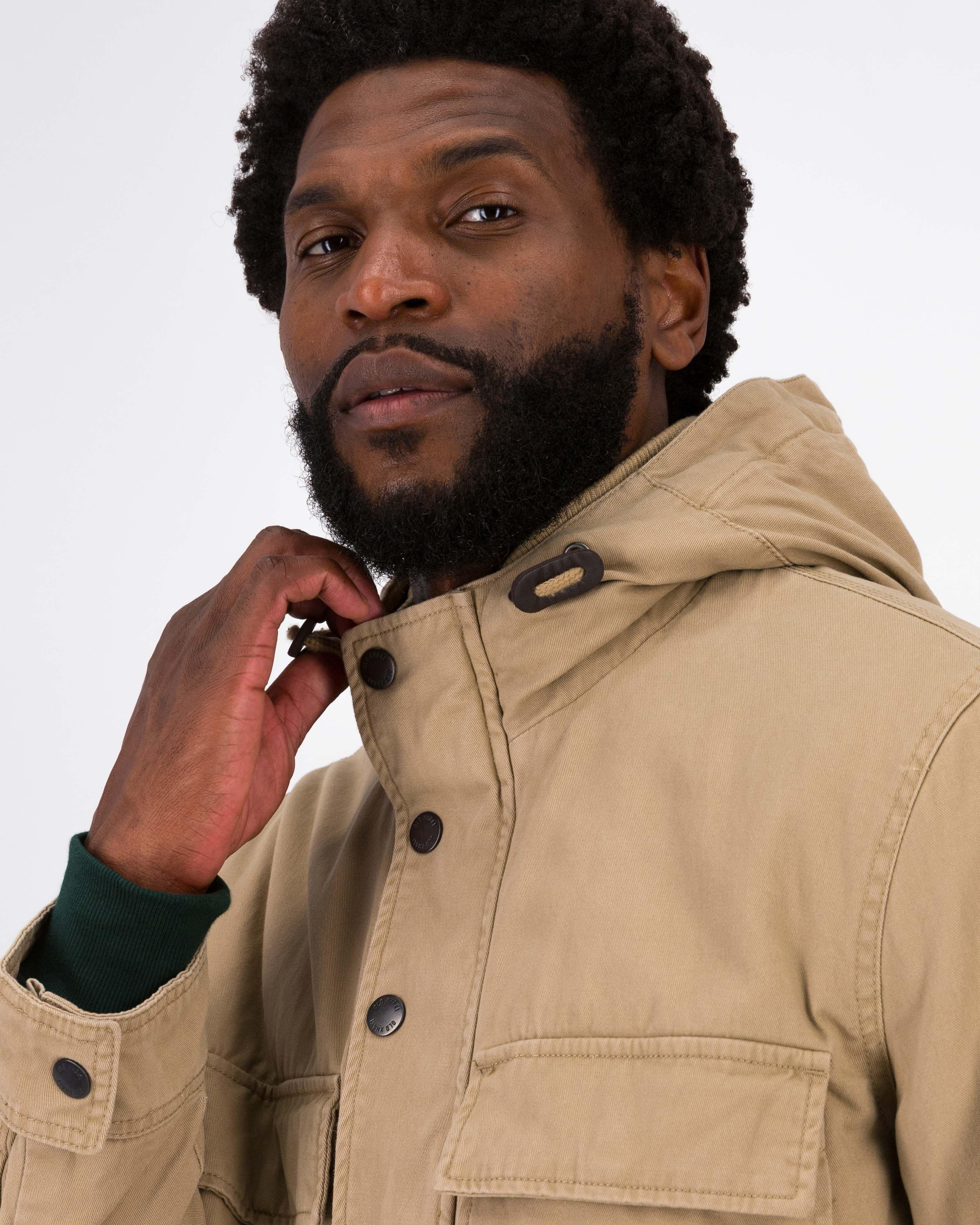 Old Khaki Men’s Cruz Utility Jacket -  Stone
