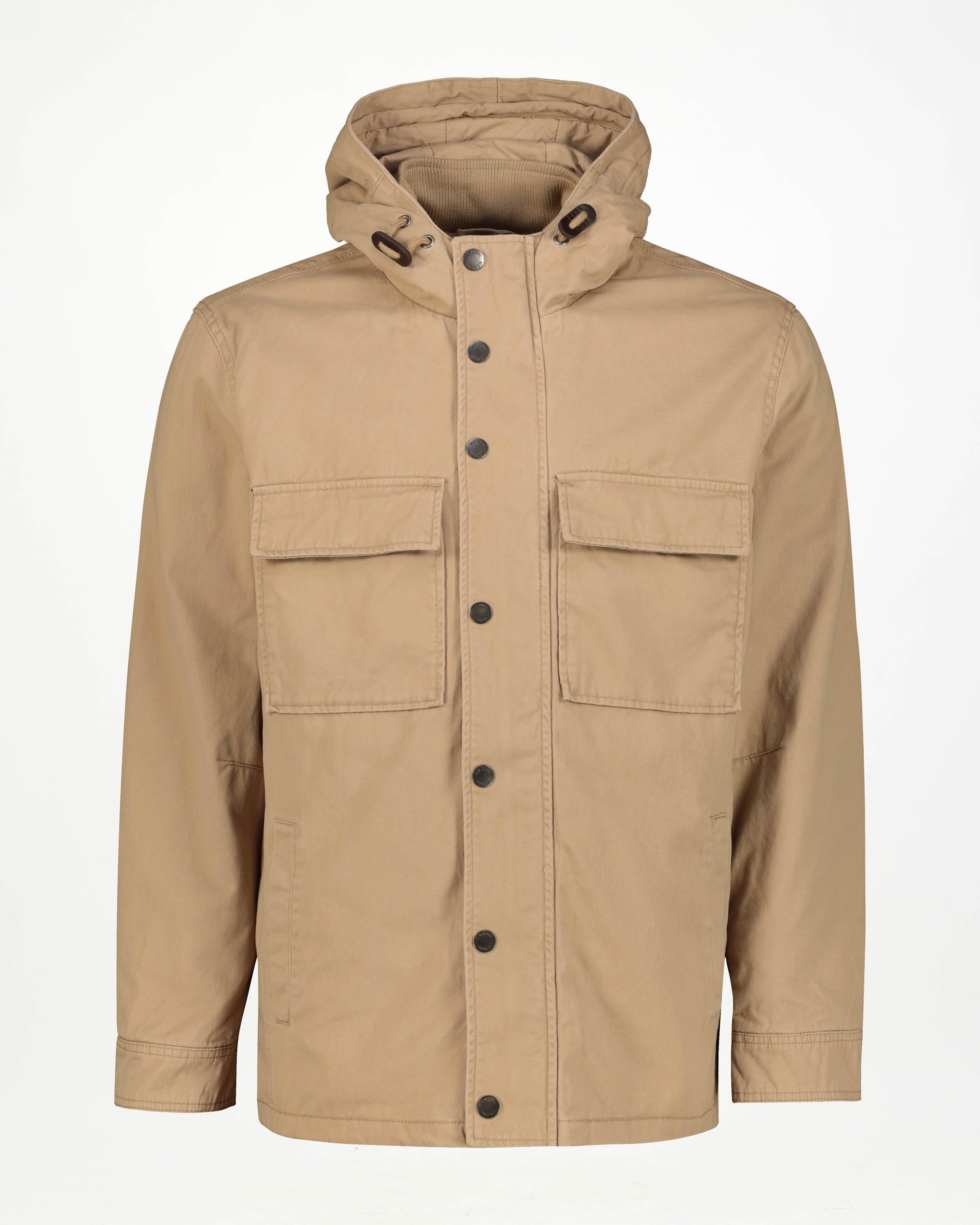 Old Khaki Men’s Cruz Utility Jacket -  Stone