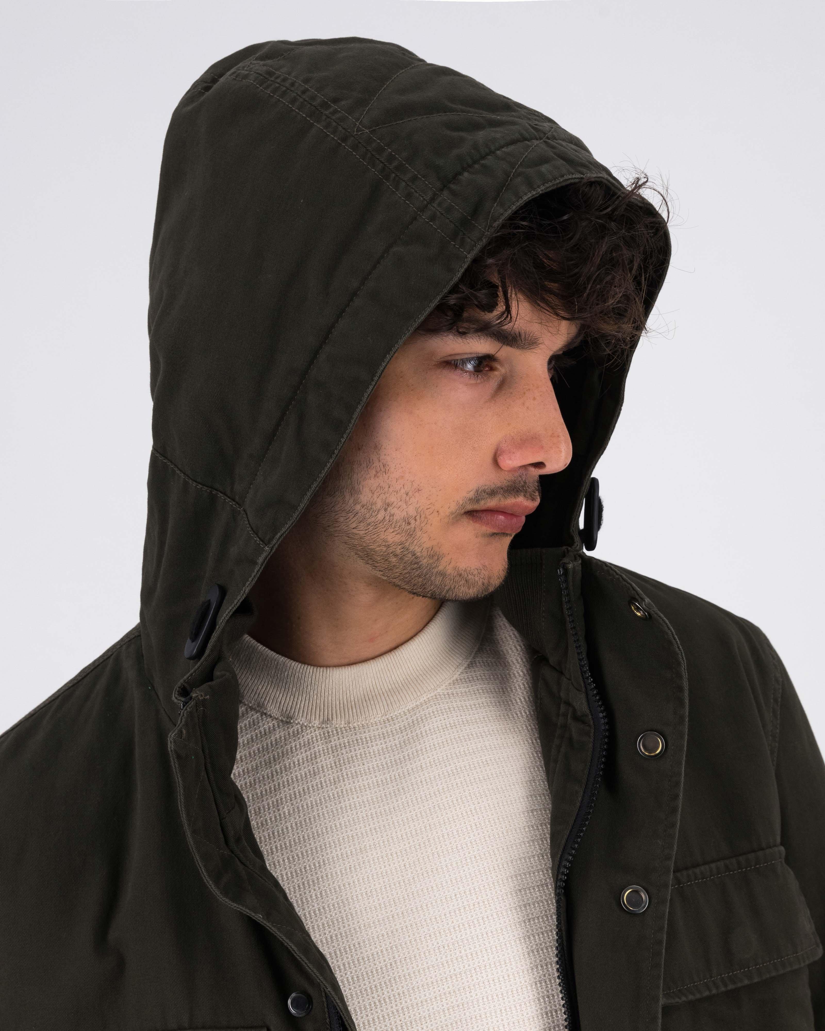 Old Khaki Men’s Cruz Utility Jacket -  Dark Olive
