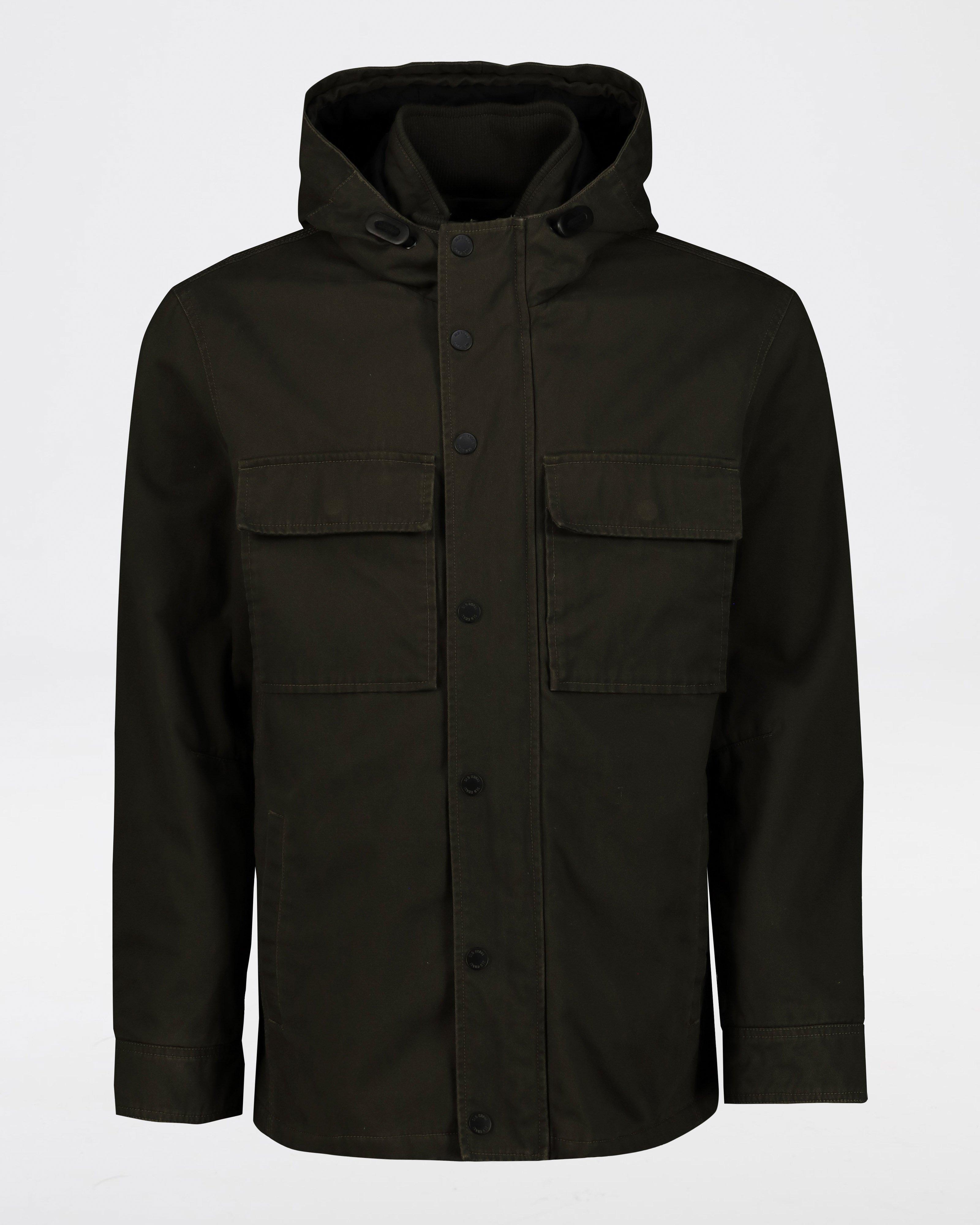 Old Khaki Men’s Cruz Utility Jacket -  Dark Olive